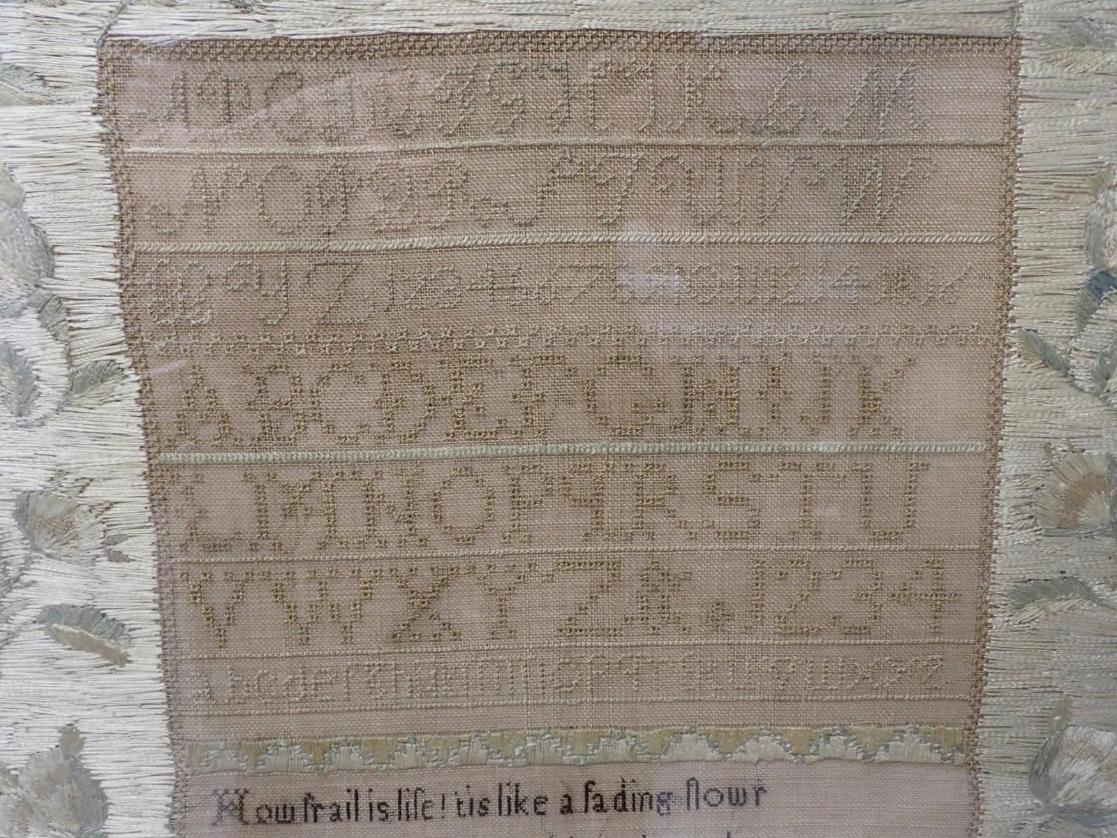 1818 Jane Turner Sampler - 6