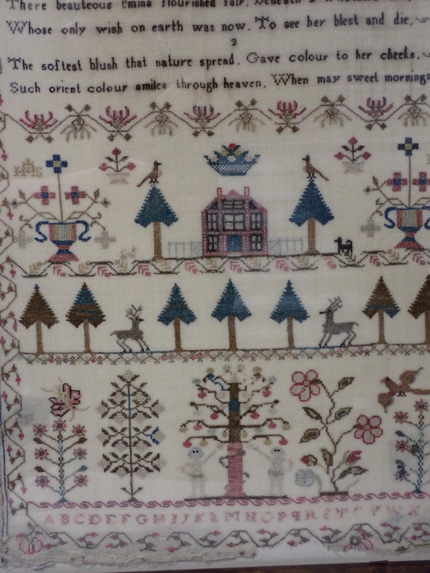 1809 Sarah Waterworth Sampler - 3