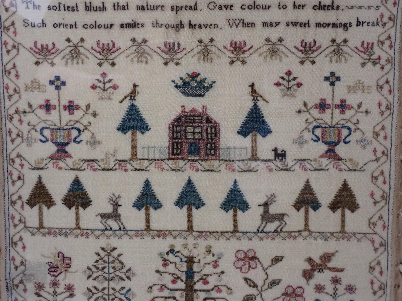 1809 Sarah Waterworth Sampler - 5