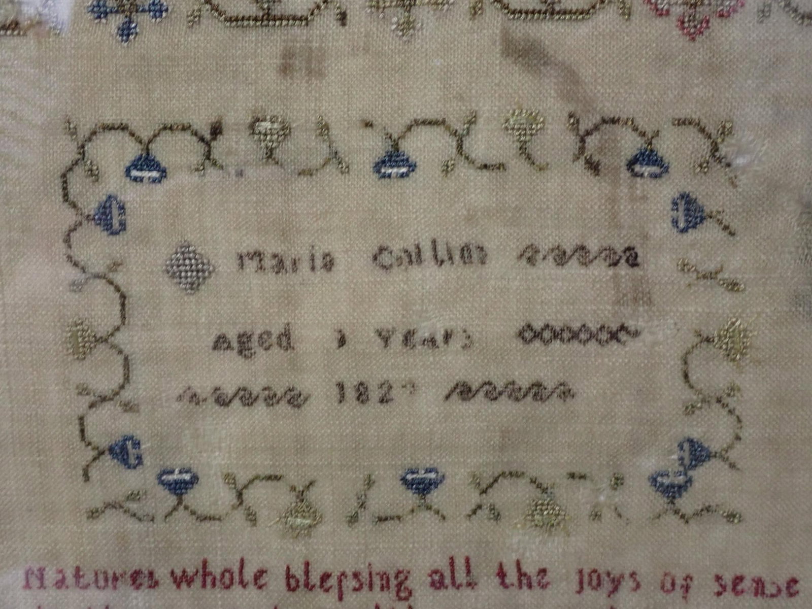 1822 Maria Collins Needlework - 4