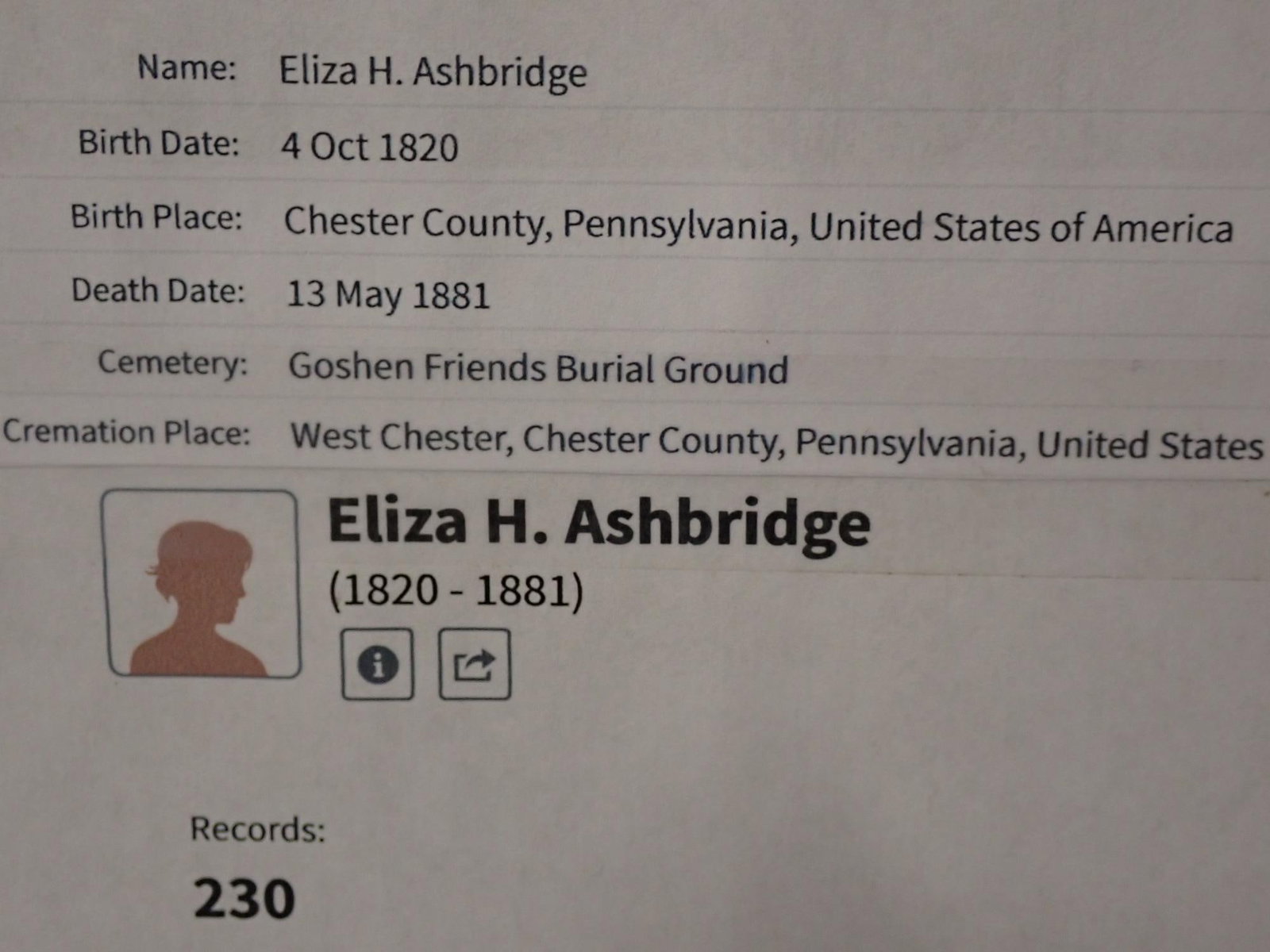 1831 Eliza Ashbridge Sampler - 10