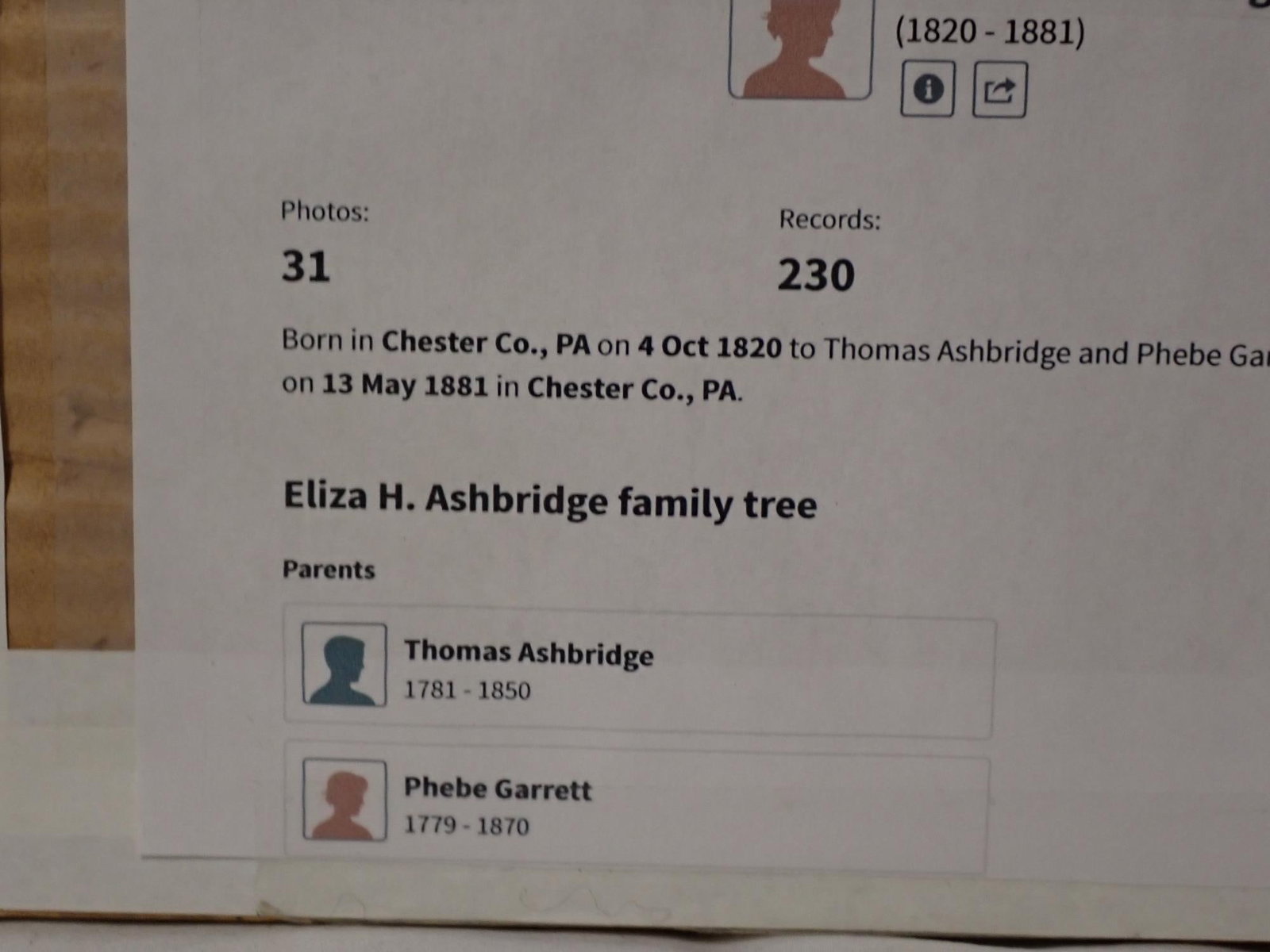 1831 Eliza Ashbridge Sampler - 11