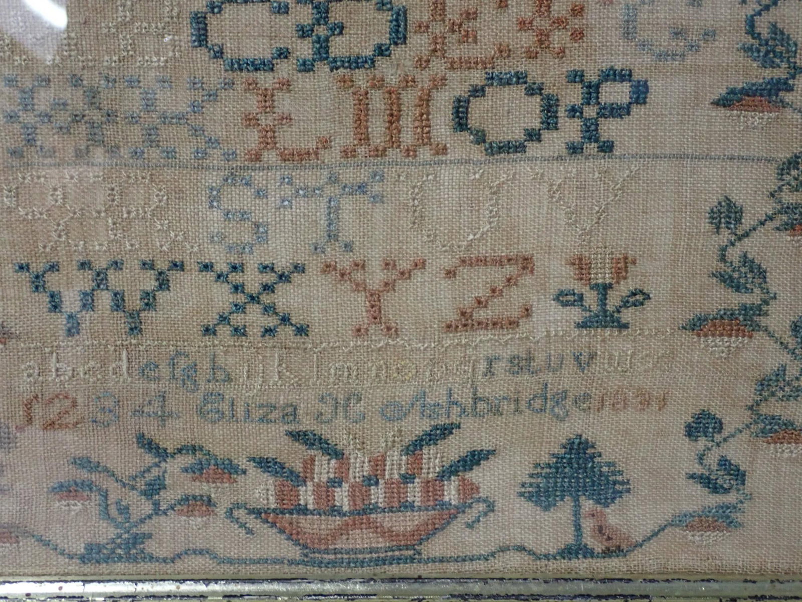 1831 Eliza Ashbridge Sampler - 3