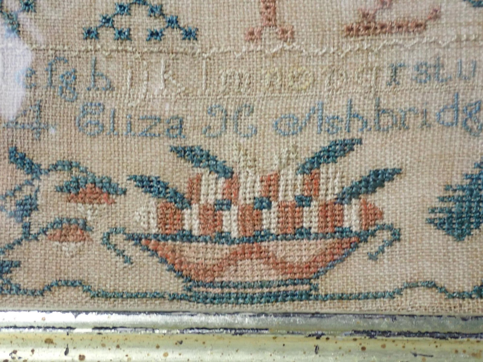 1831 Eliza Ashbridge Sampler - 6