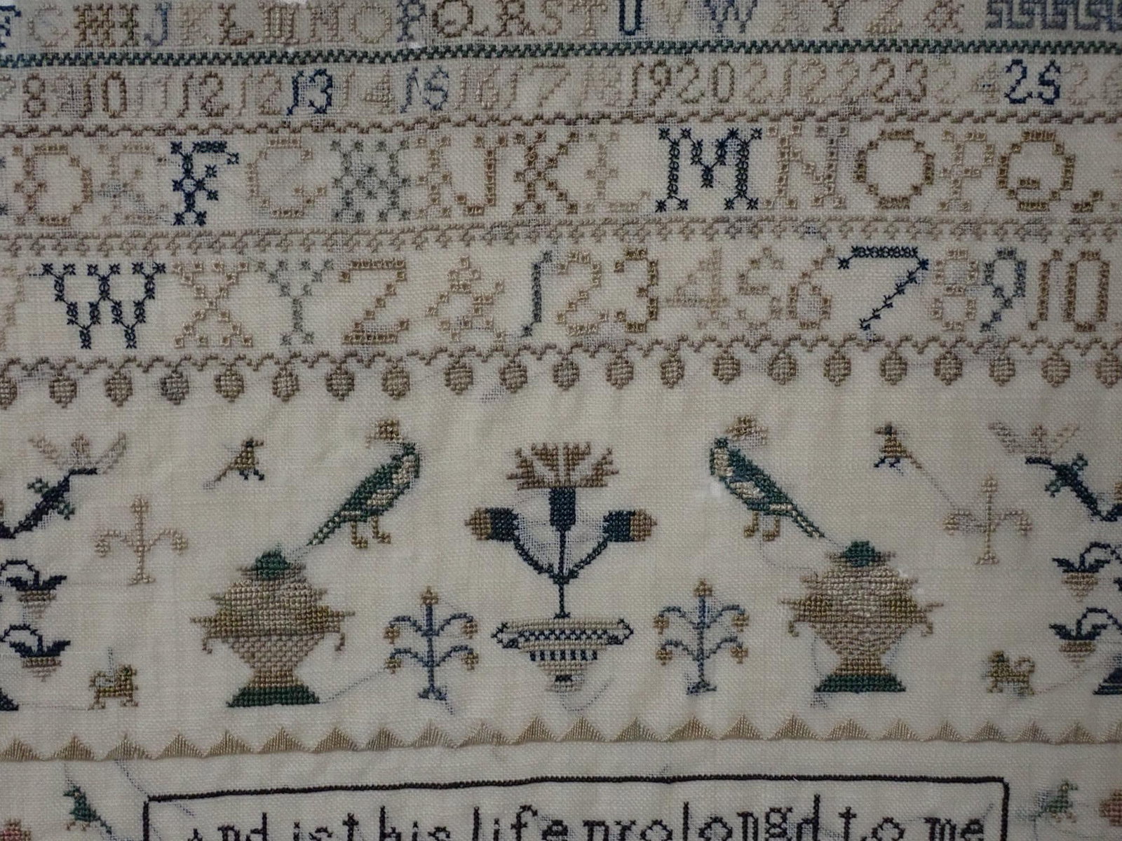 1839 Maria Pillbrow Sampler - 5