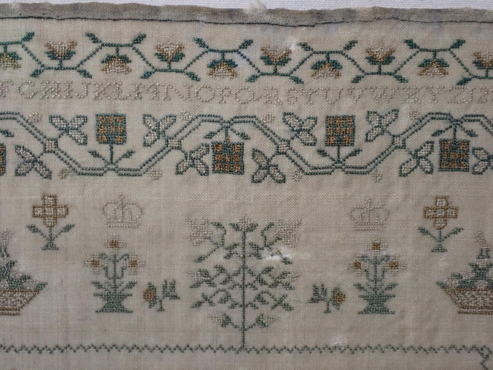 1832 Mary Ann Brewer Sampler - 5