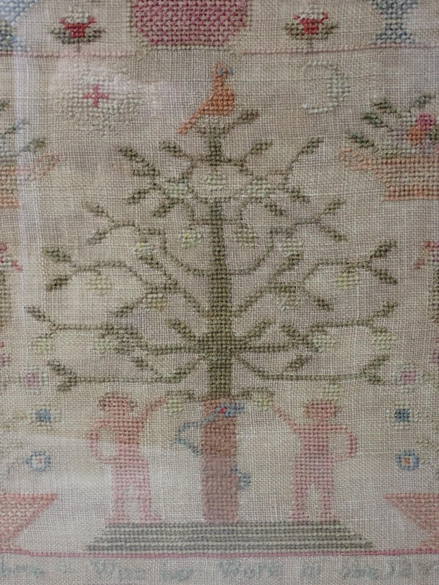1827 Elizabeth Wise Sampler - 3