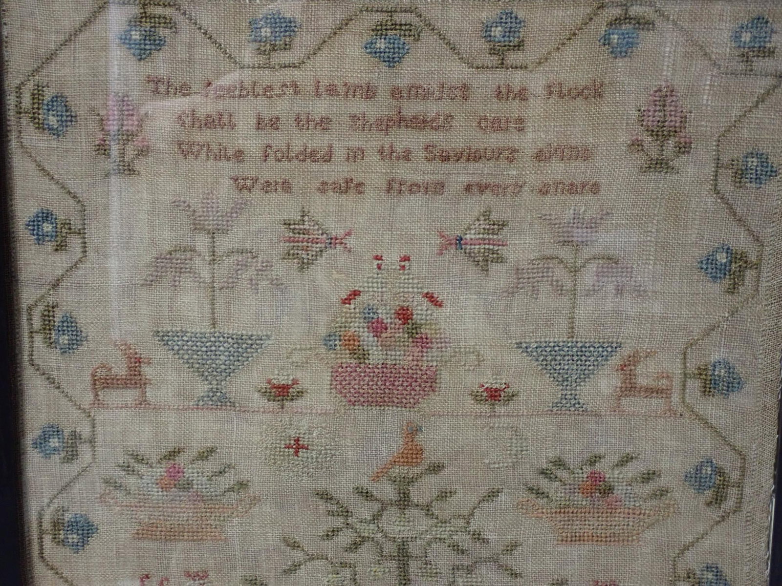 1827 Elizabeth Wise Sampler - 4