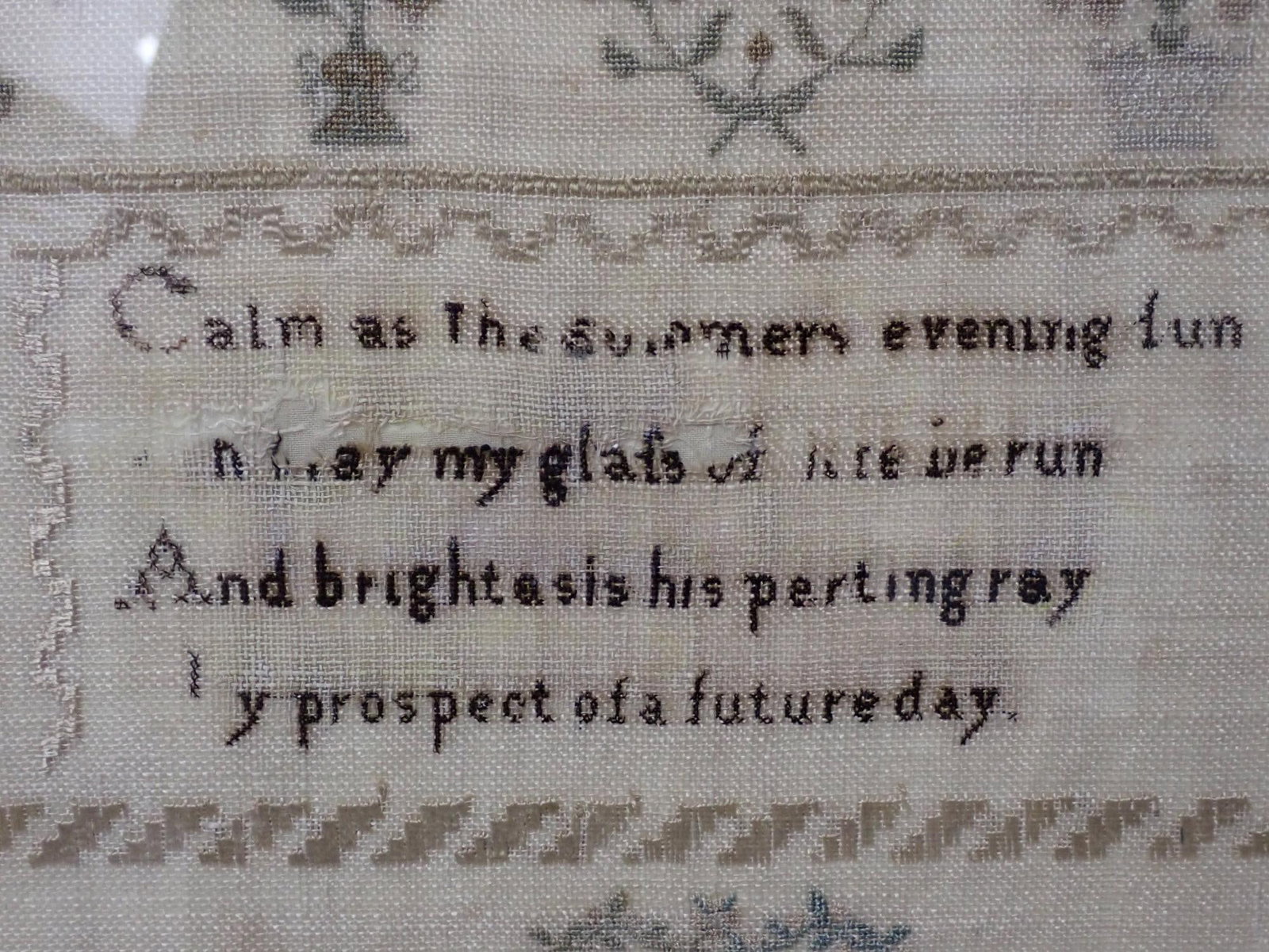 1816 Mary Davis Sampler - 3