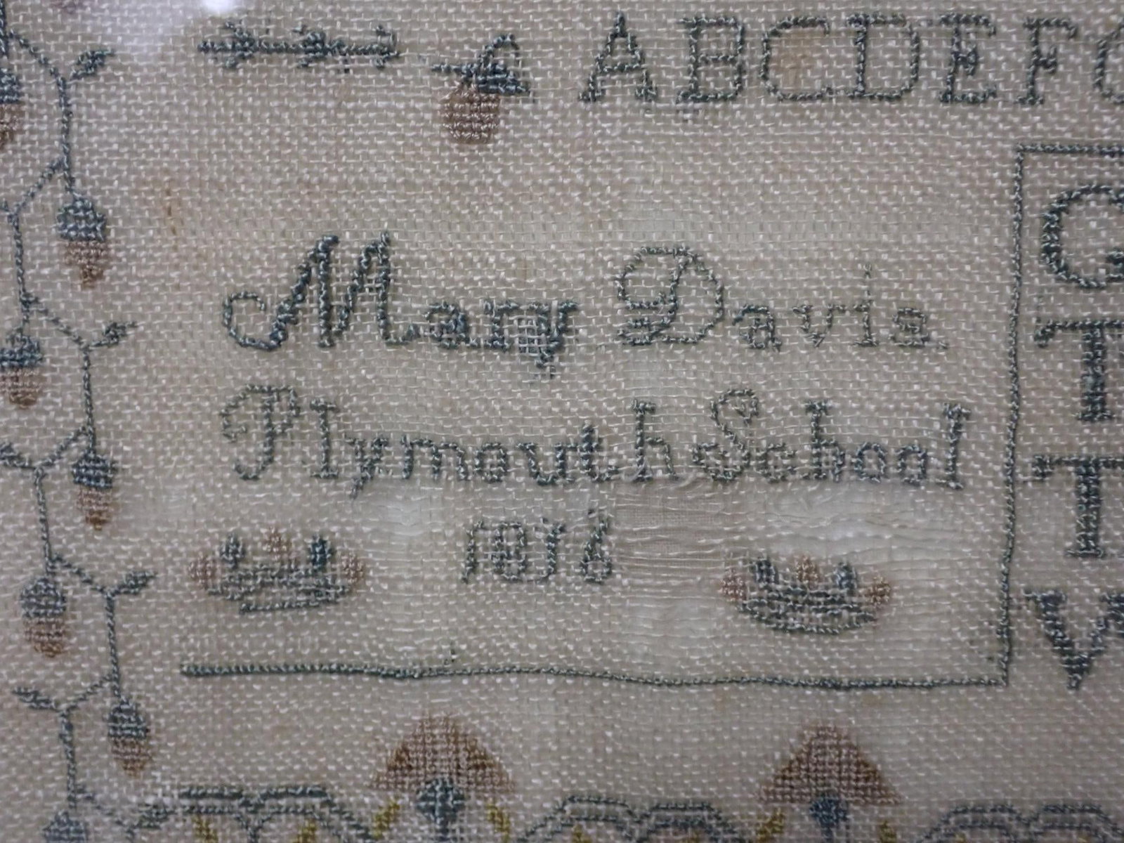 1816 Mary Davis Sampler - 4