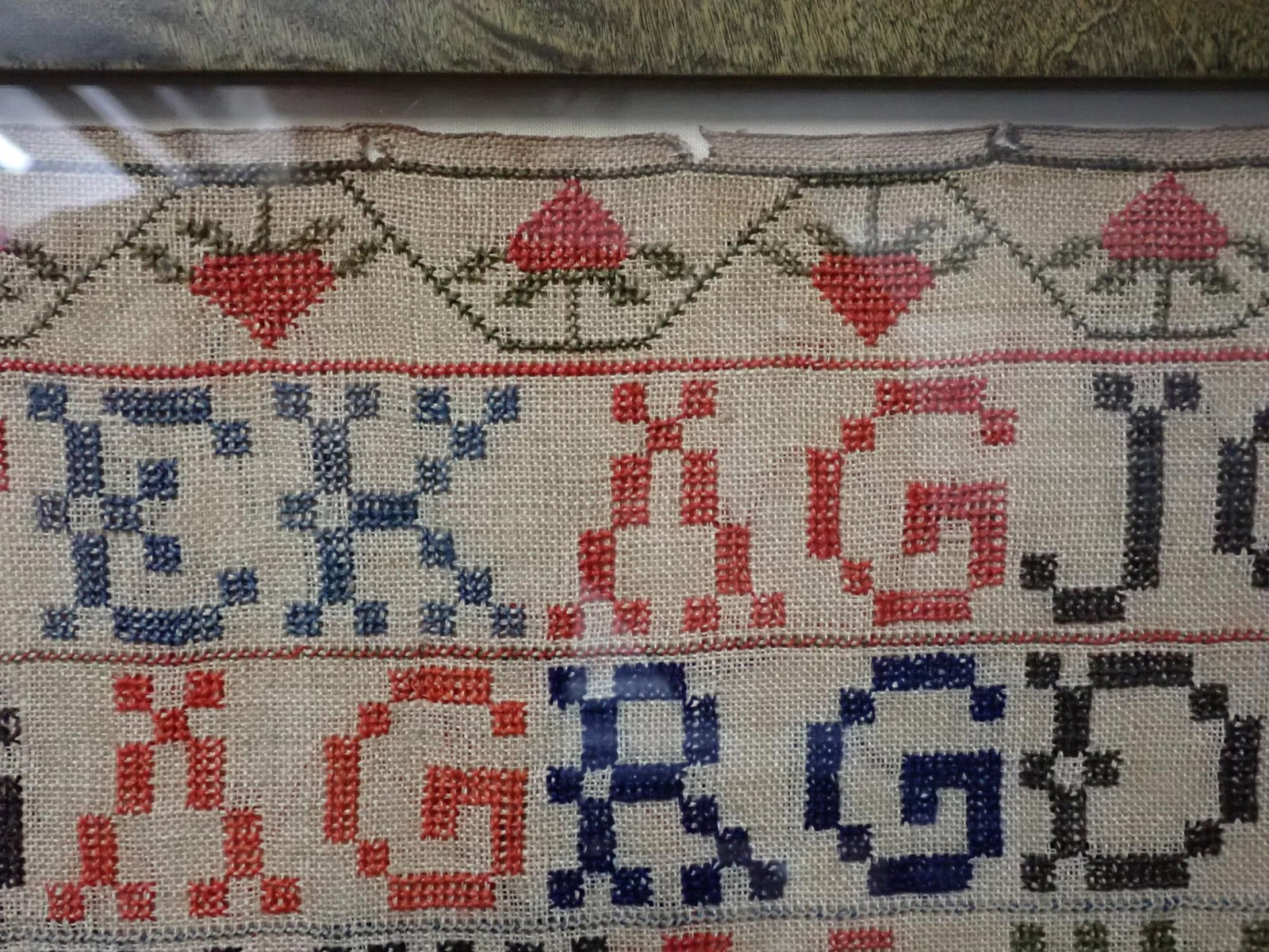 19th C. M Gray Sampler - 9