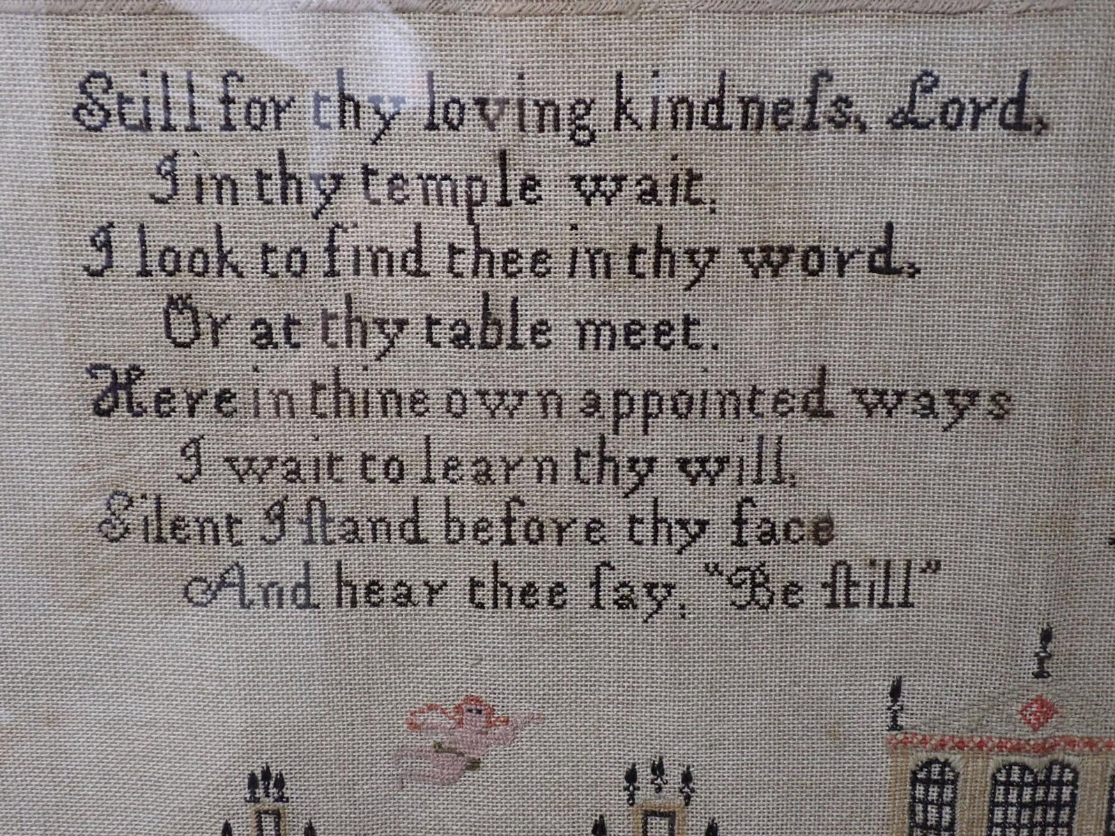 1846 Dinah Hopkin Sampler - 5