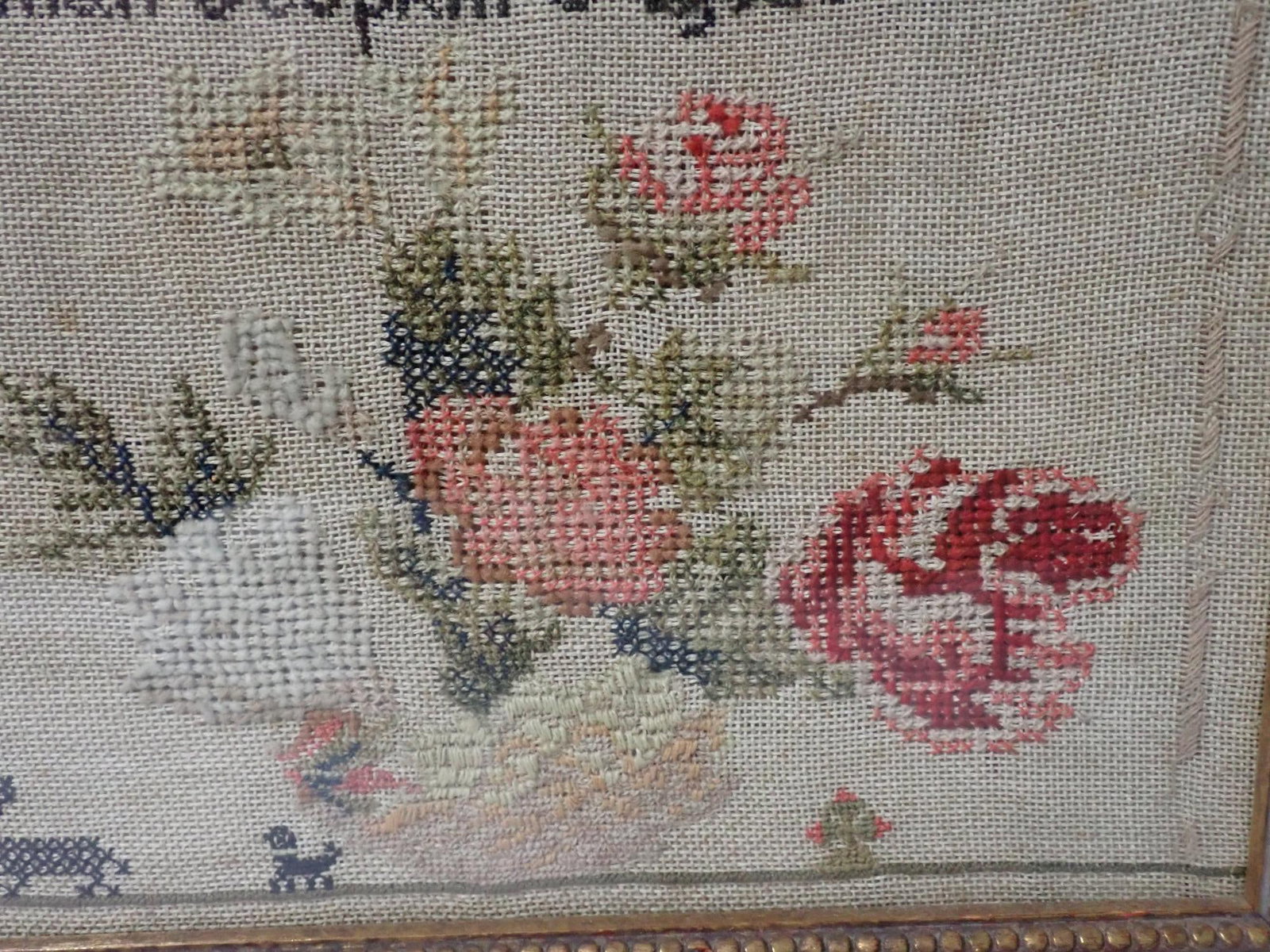 1846 Dinah Hopkin Sampler - 9