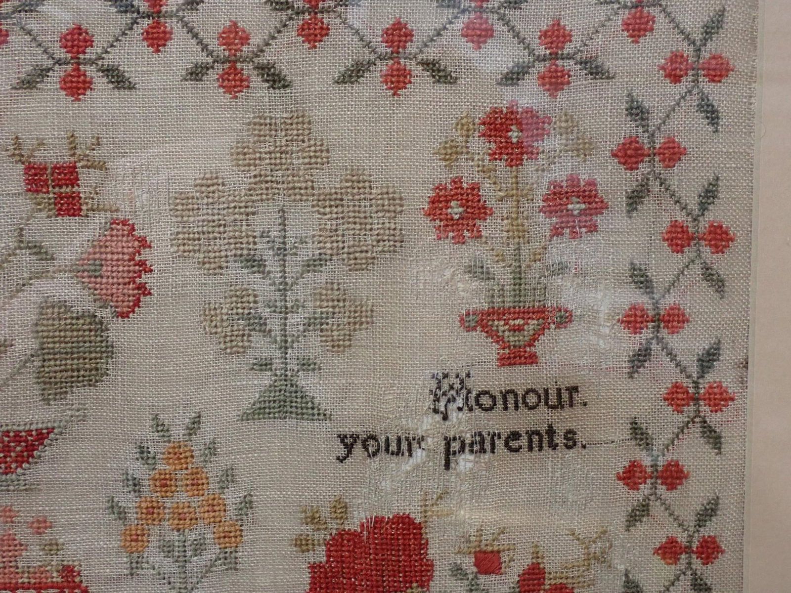 1838 Martha Dyson Sampler - 5