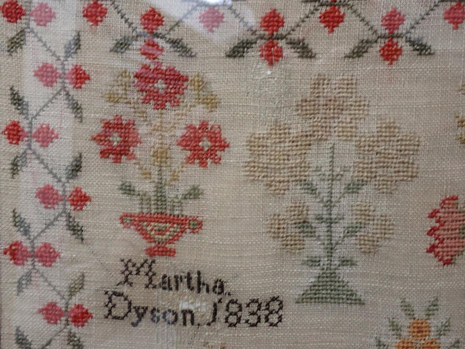 1838 Martha Dyson Sampler - 6