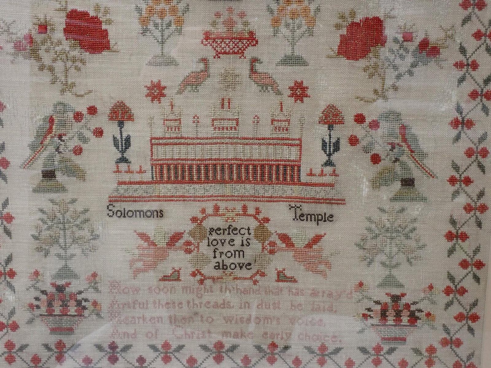 1838 Martha Dyson Sampler - 8