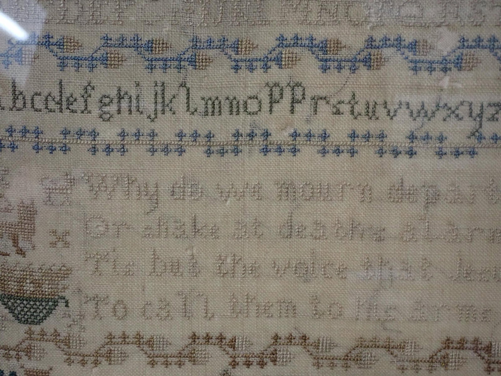 1843 Ann Mullen Sampler - 5