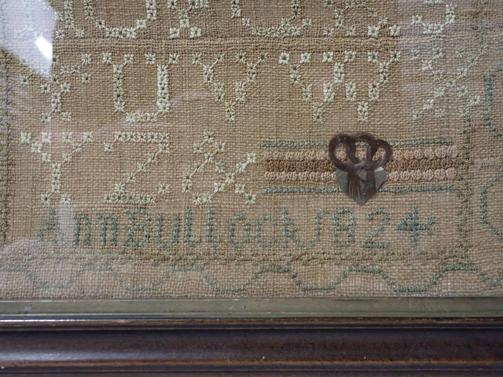 1824 Ann Bullock Sampler - 2