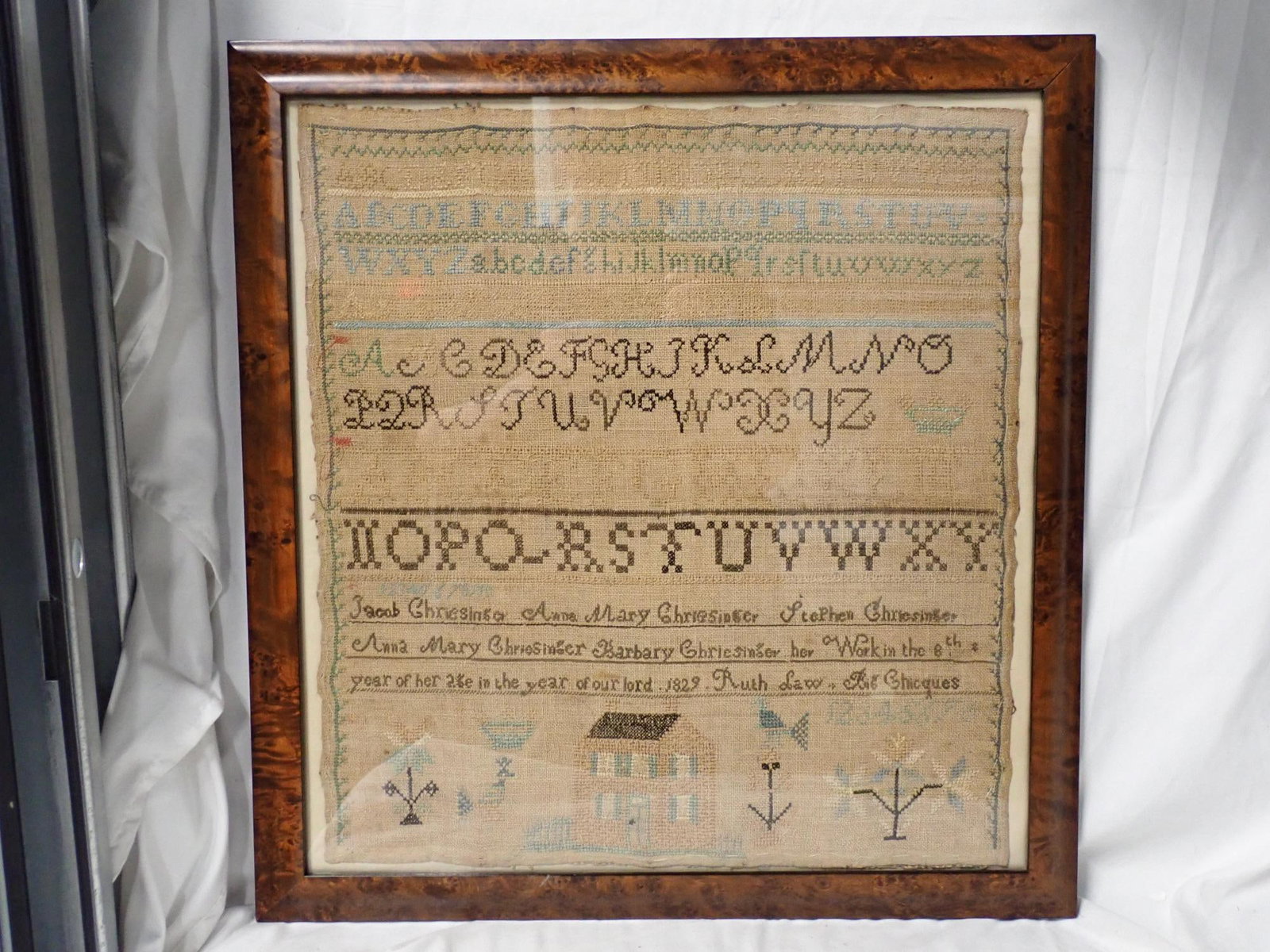 1829 Ruth Law Sampler (1 of 12)