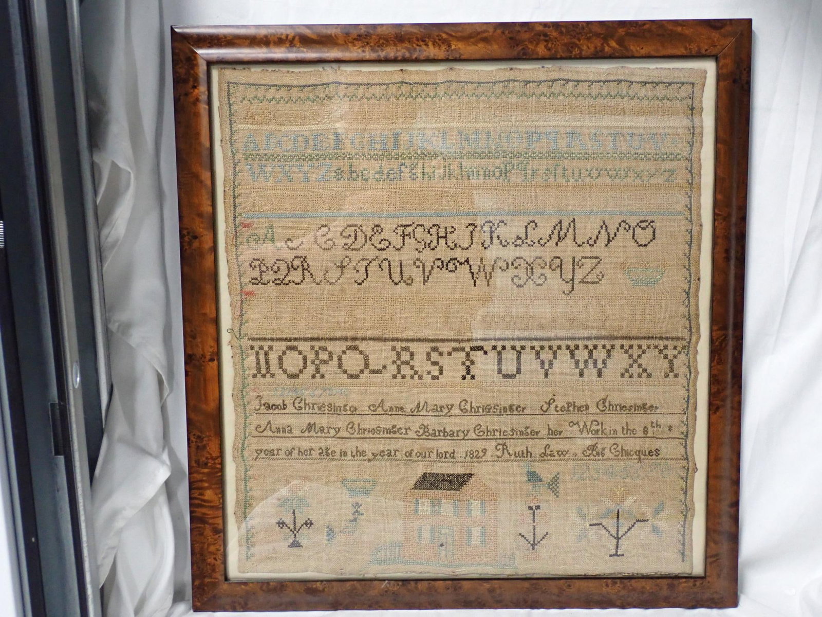 1829 Ruth Law Sampler - 2