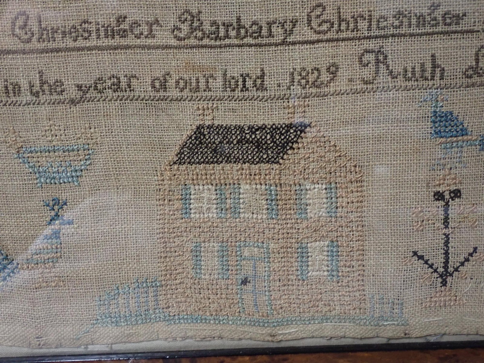 1829 Ruth Law Sampler - 3