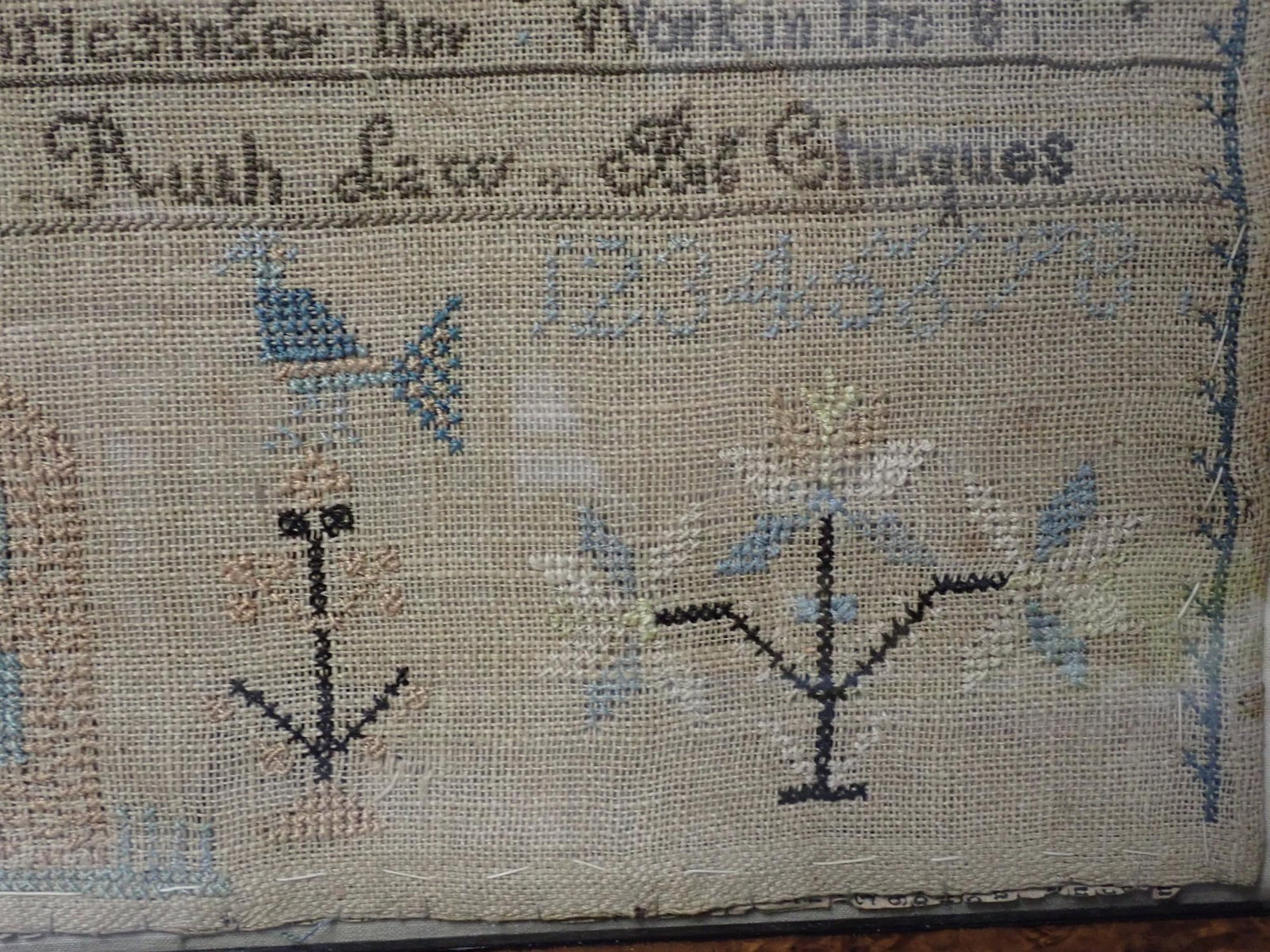 1829 Ruth Law Sampler - 9