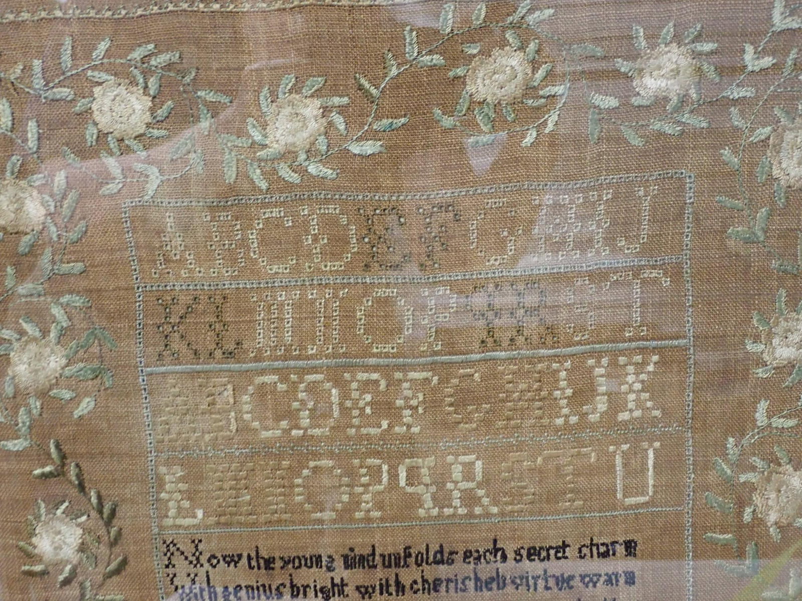 1821 Mary Tufts Sampler - 4