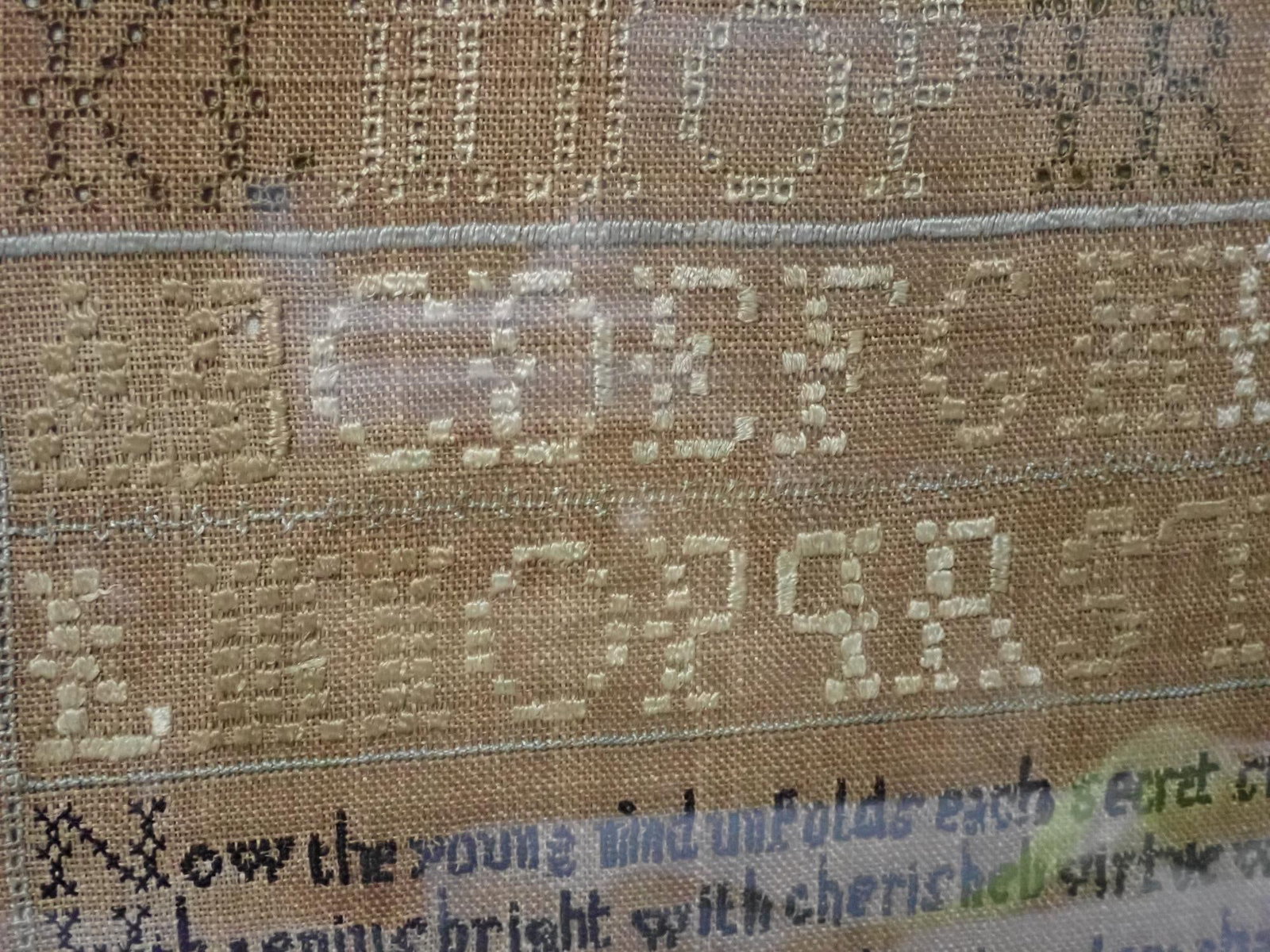 1821 Mary Tufts Sampler - 5