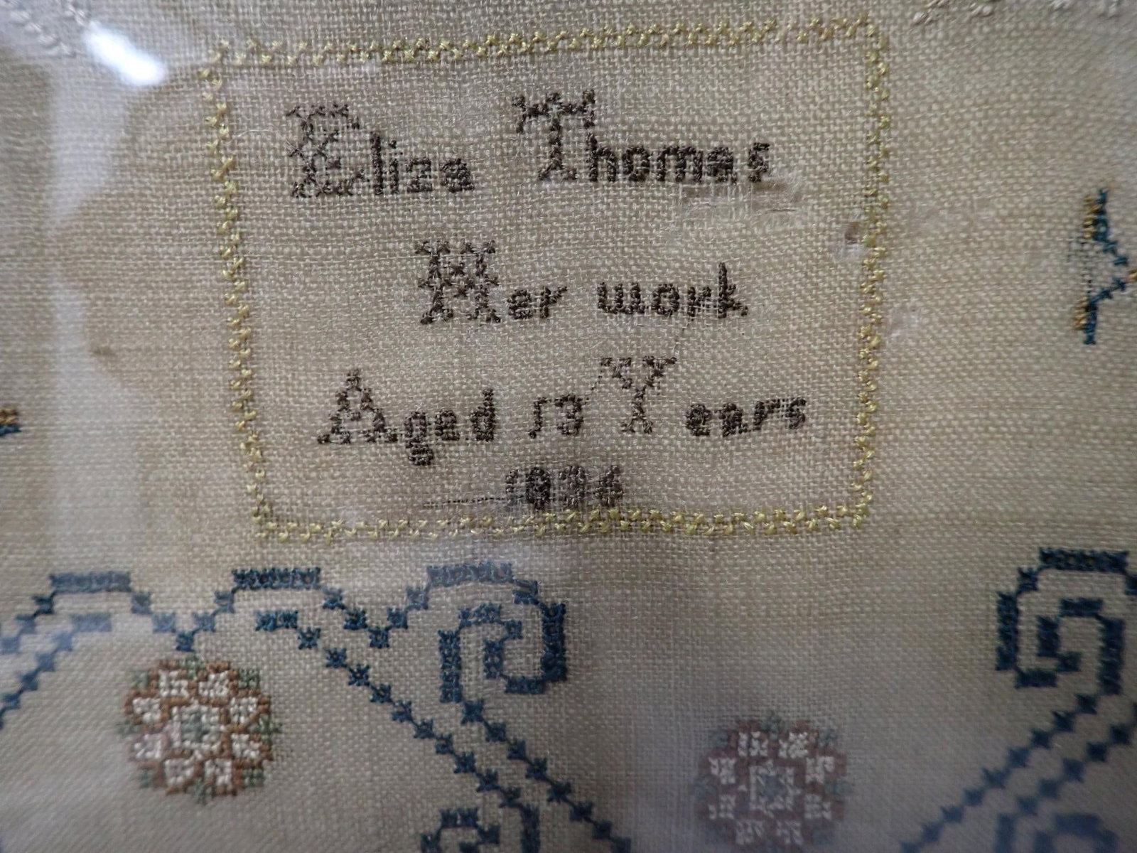 1836 Eliza Thomas Sampler - 5
