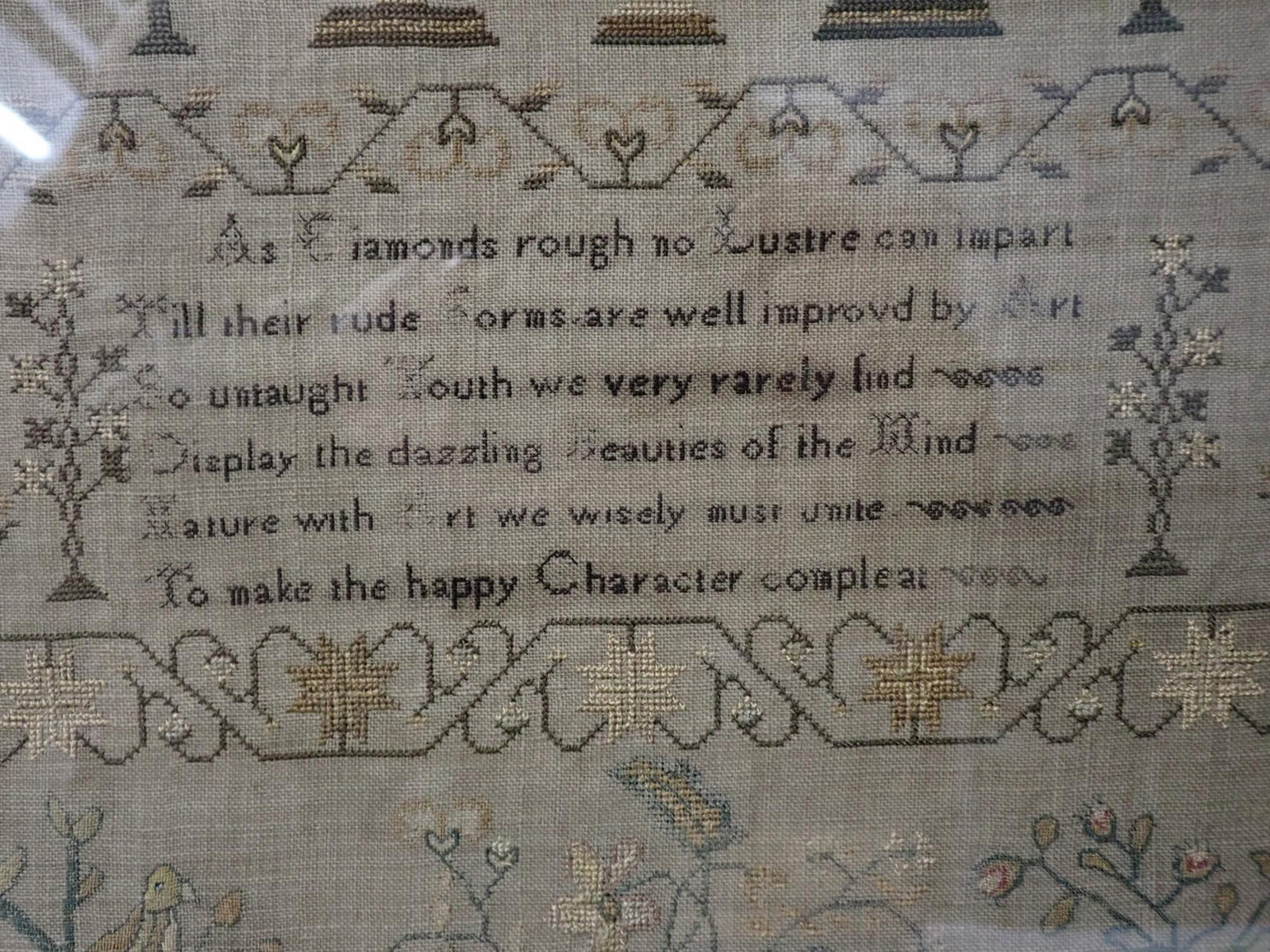1797 Sarah Morris Sampler - 3