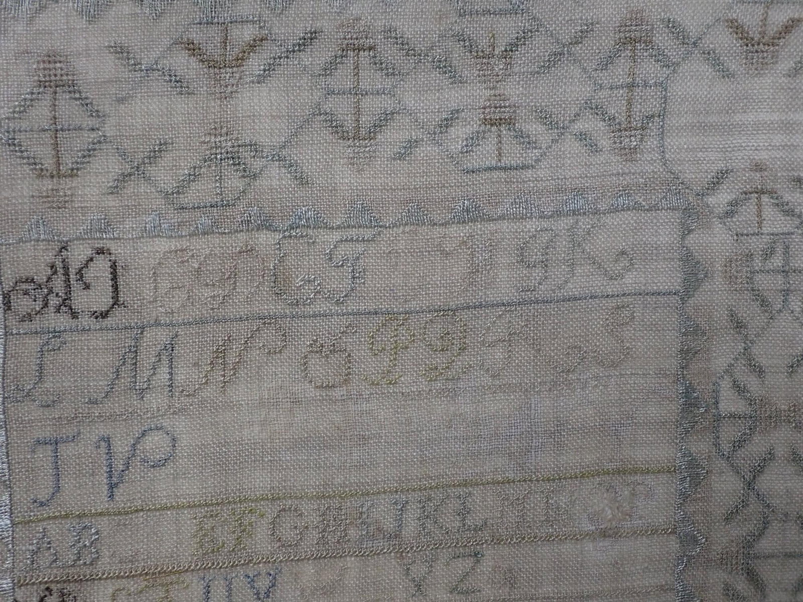 1805 Lucy Blanchard Sampler - 3