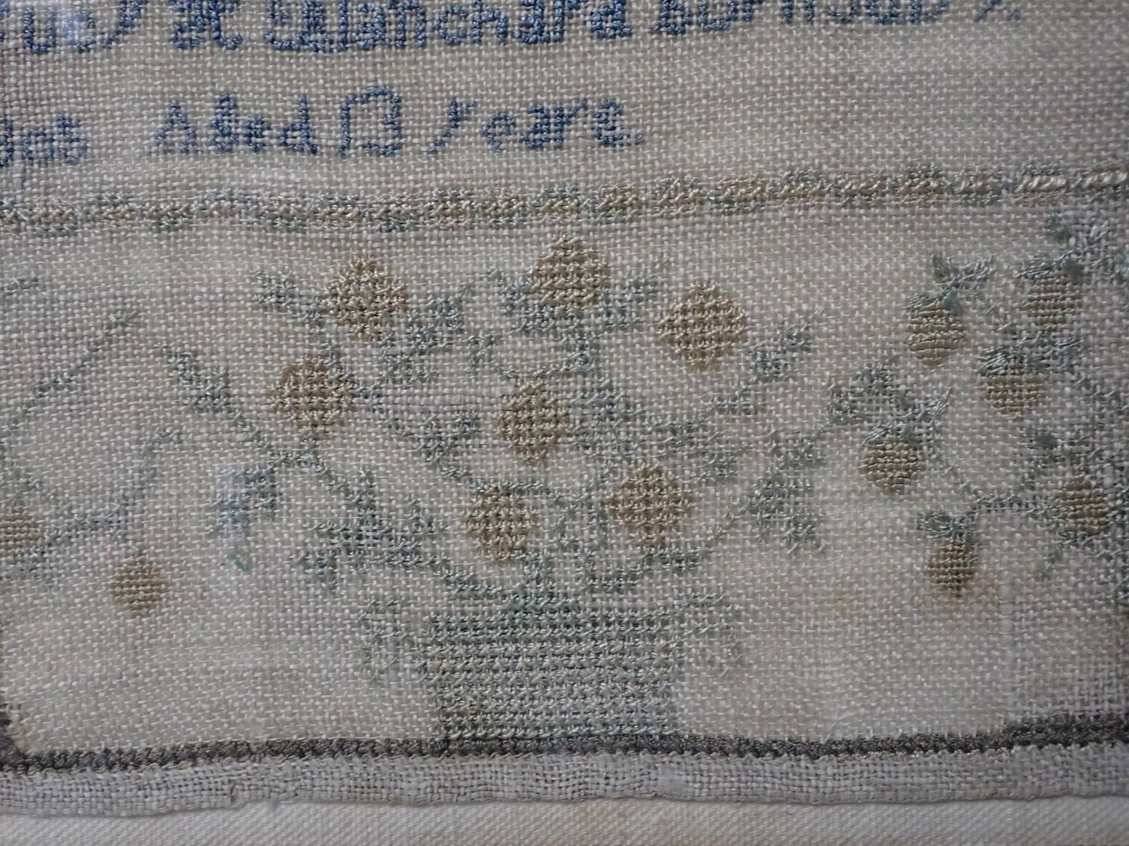 1805 Lucy Blanchard Sampler - 4