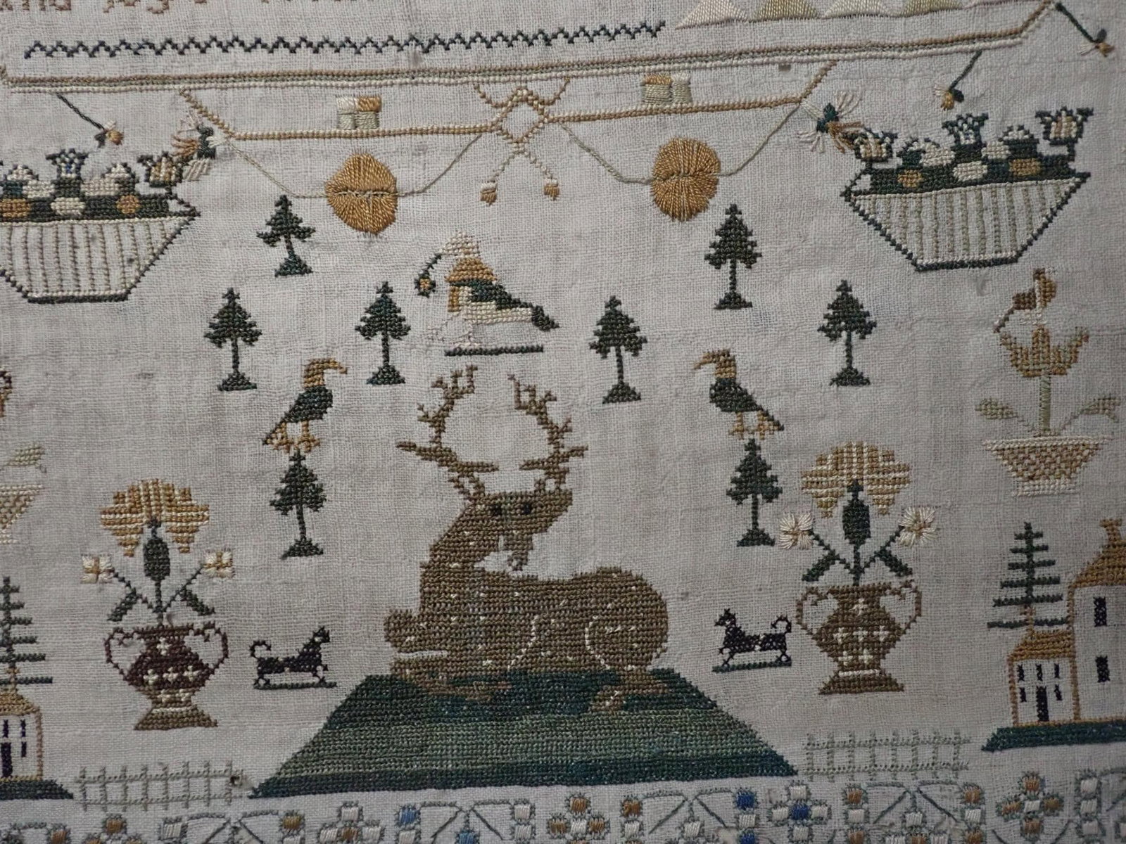 1818 Hannah Sarjantson Sampler - 2