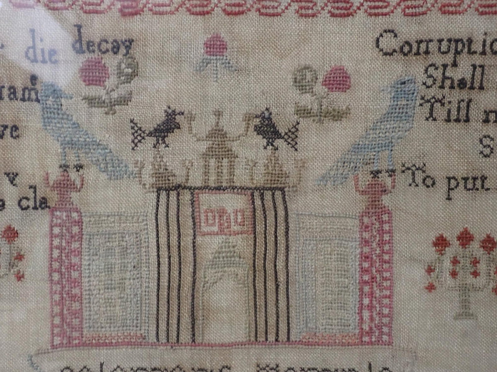 1838 Jane Newsom Sampler - 4