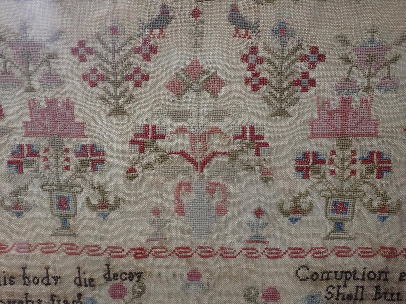 1838 Jane Newsom Sampler - 5