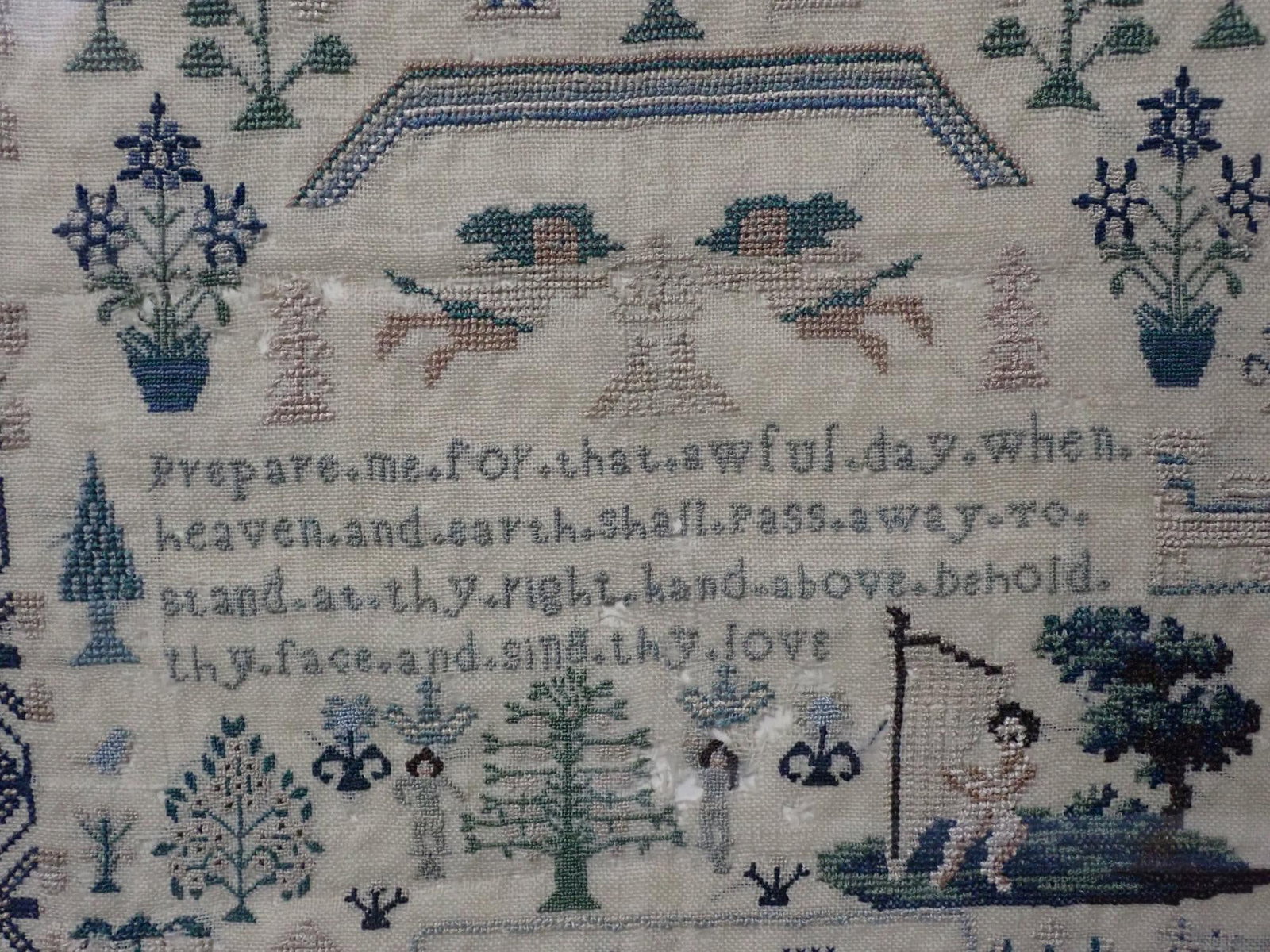 1837 Ann Barns Sampler - 4