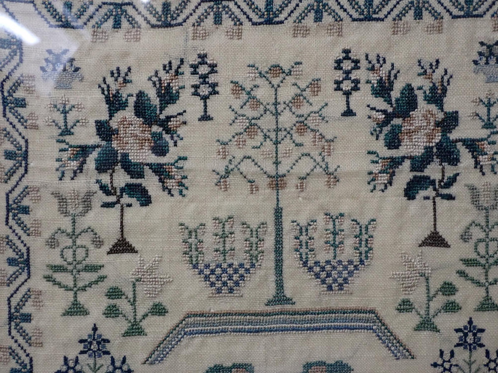 1837 Ann Barns Sampler - 5