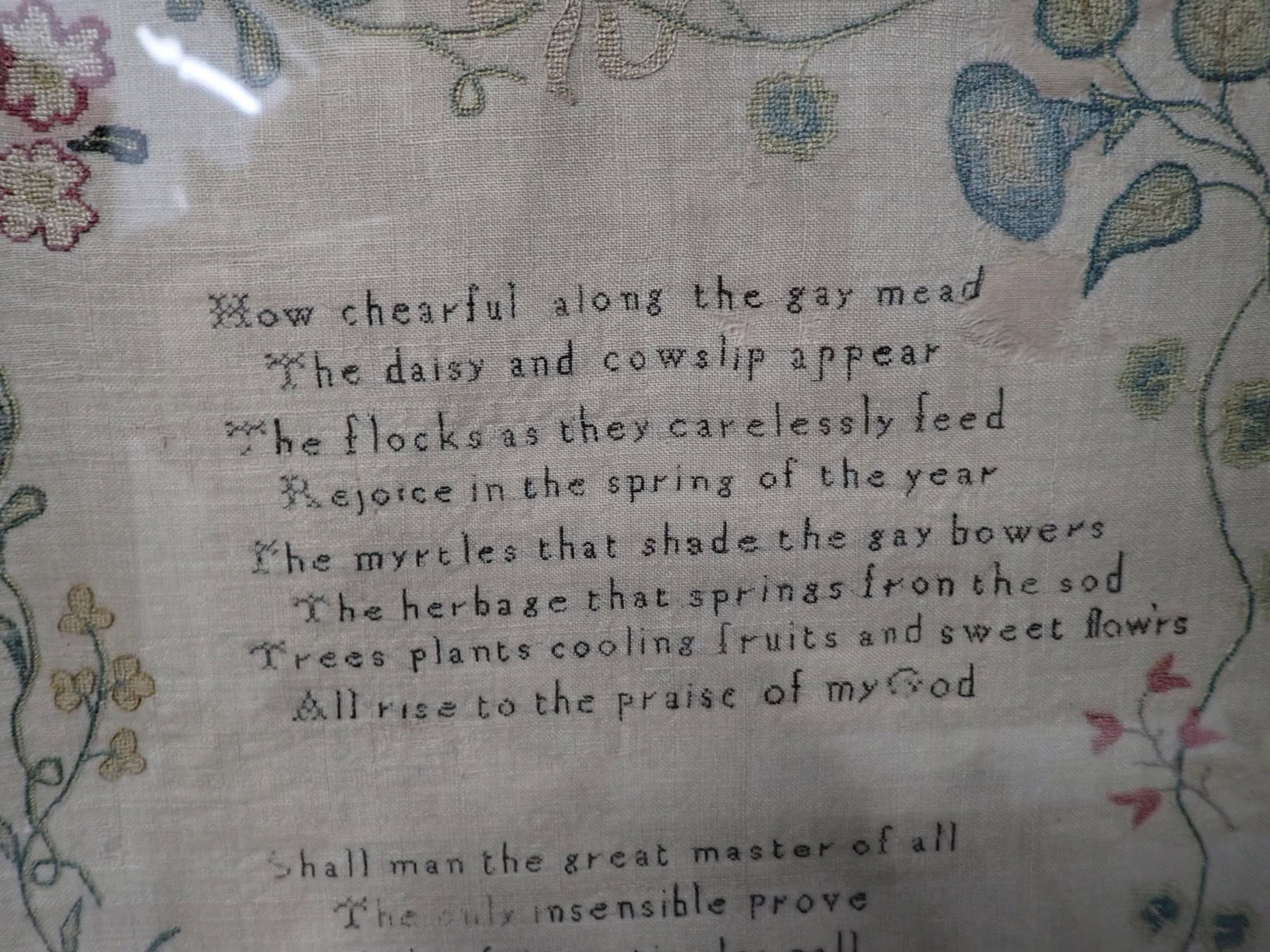 1809 Martha Cousins sampler - 5