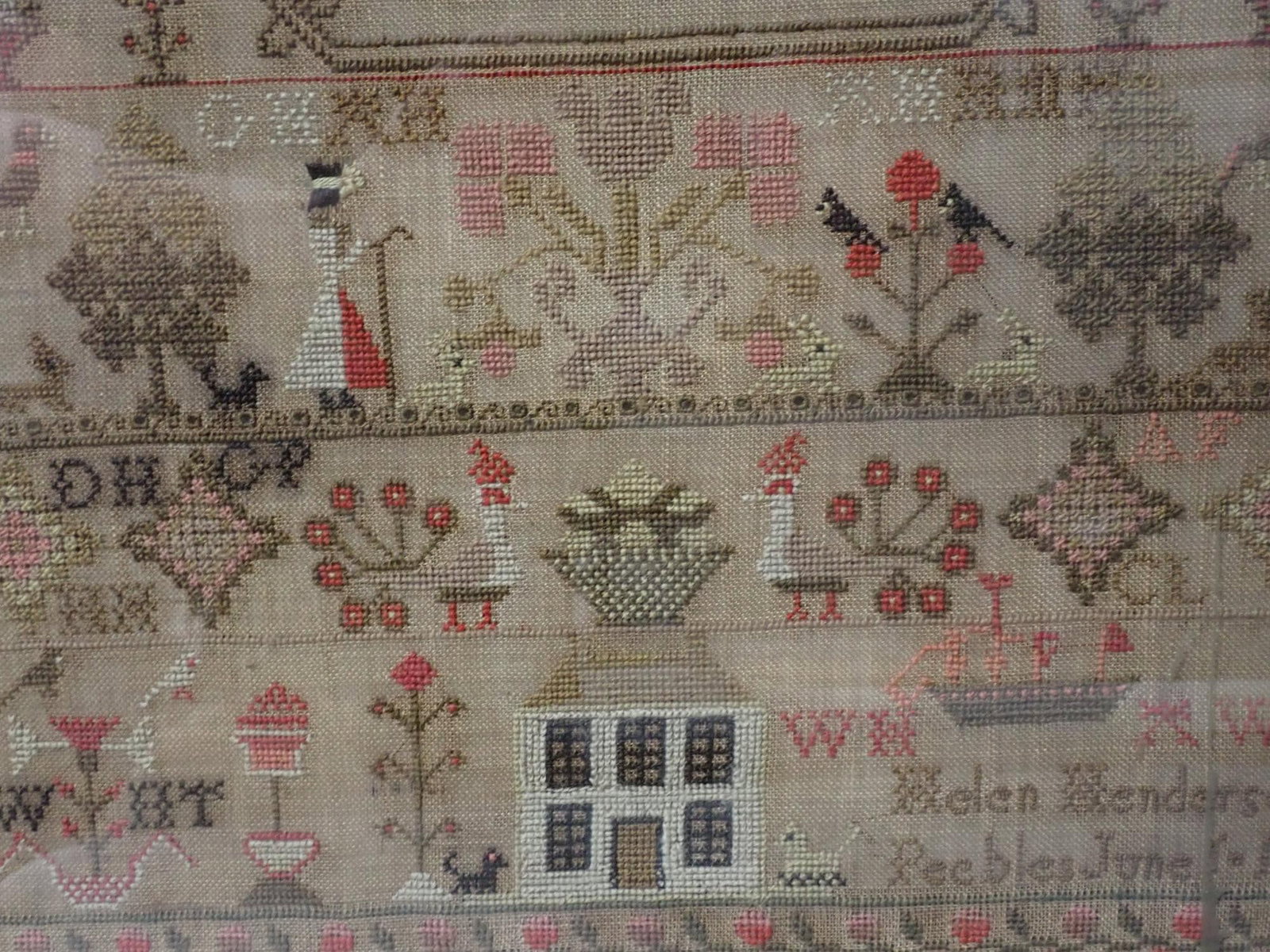 1838 (?) Helen Henderson Sampler - 2