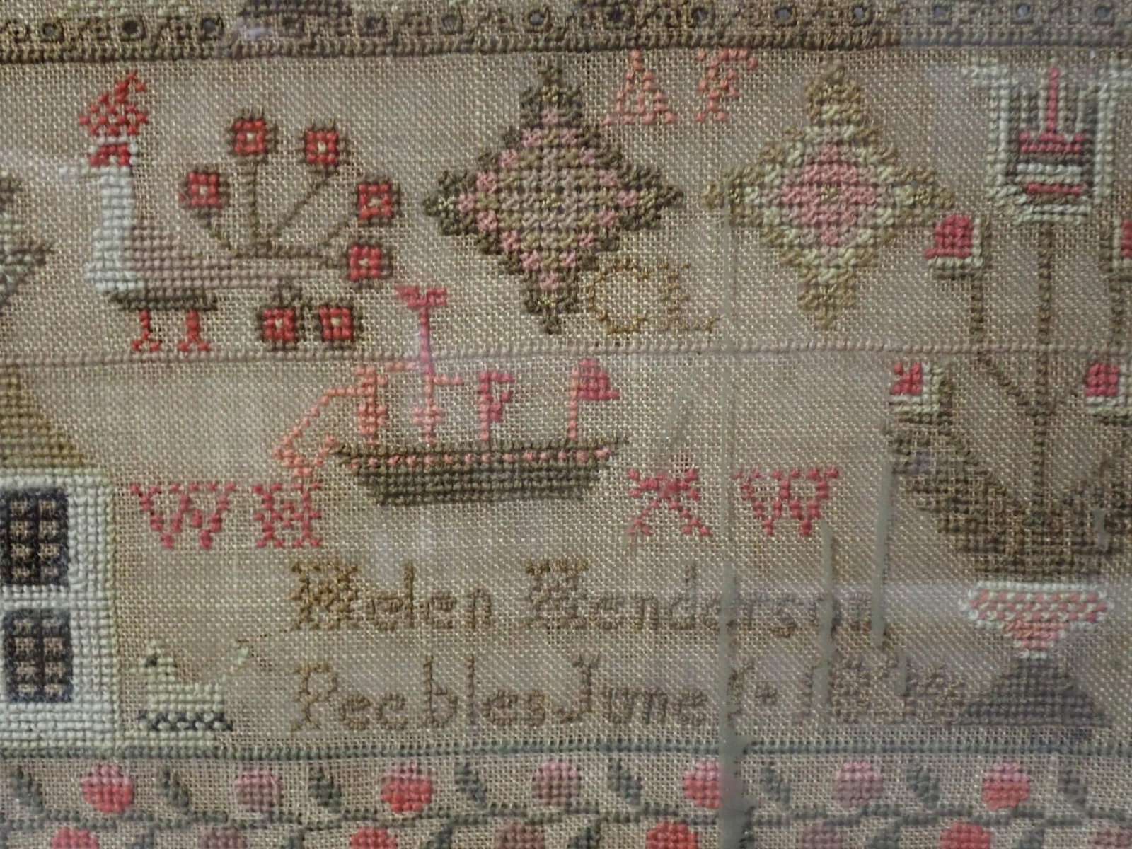 1838 (?) Helen Henderson Sampler - 5