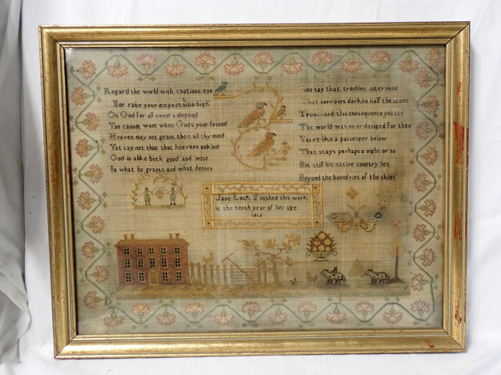 1816 Jane Lock Sampler - 2
