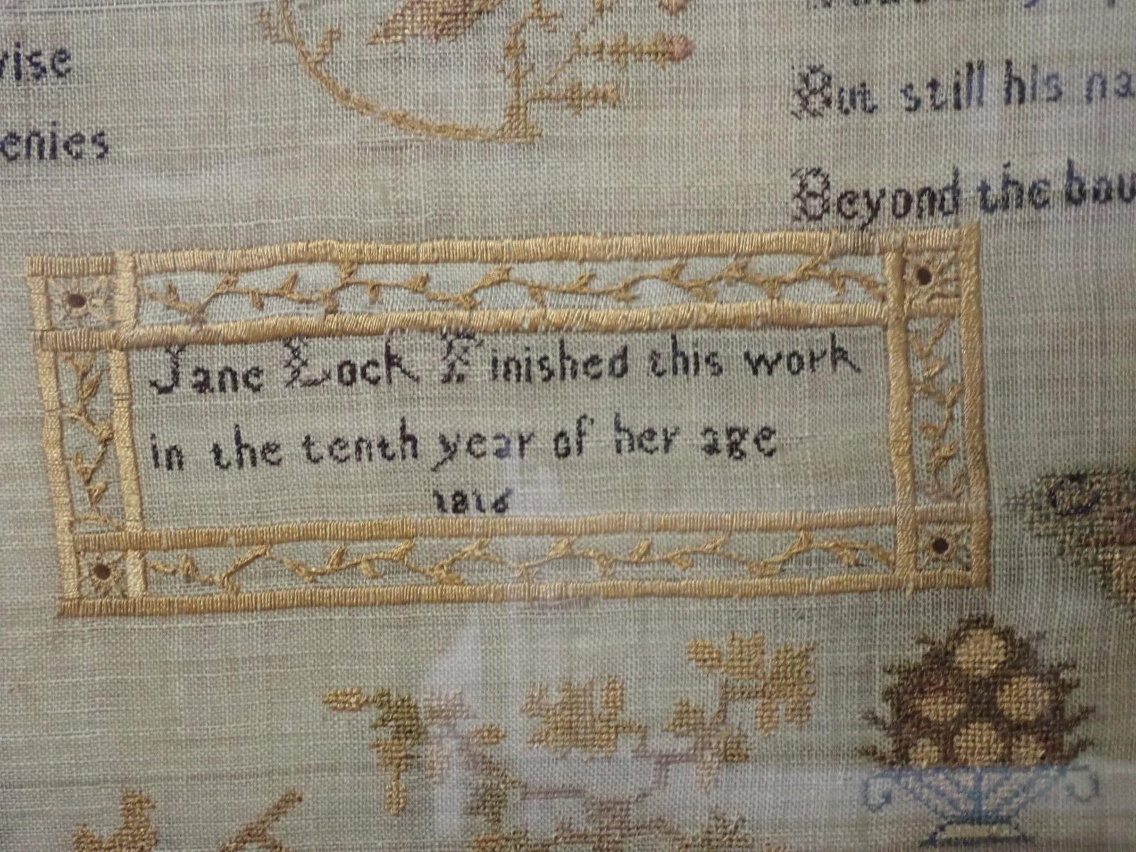 1816 Jane Lock Sampler - 4