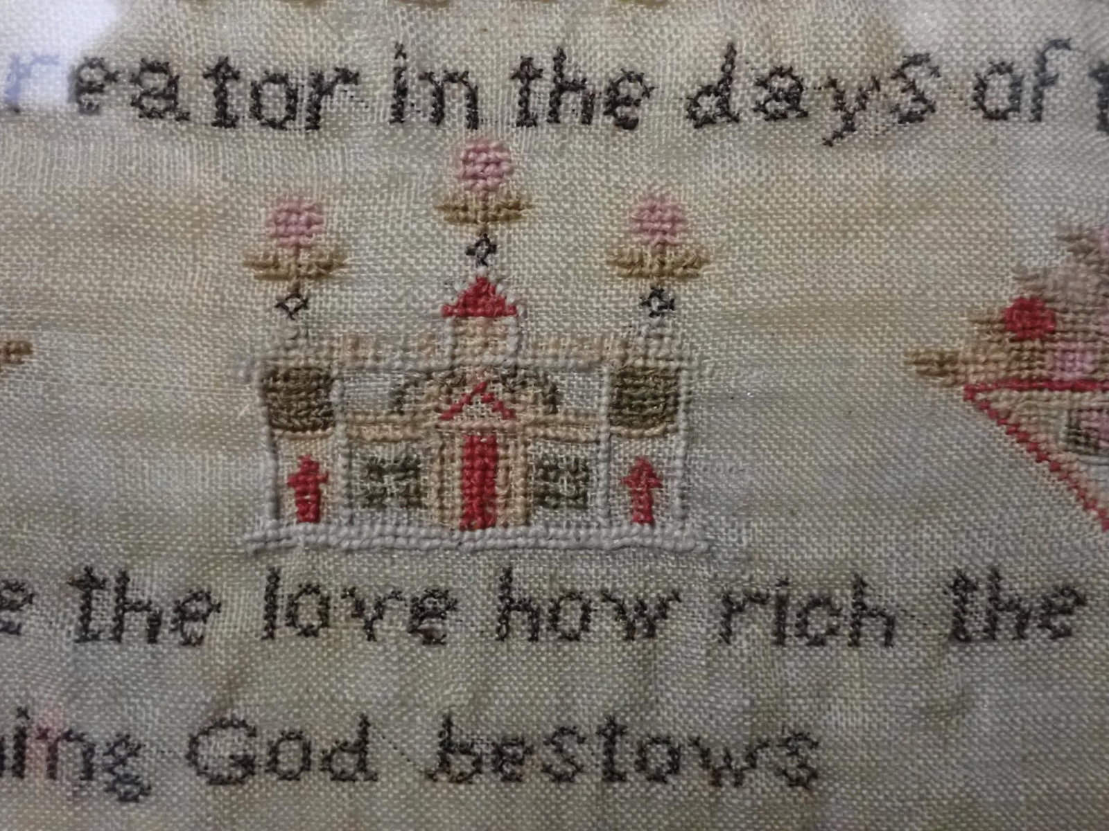 MDCCCXXXV (1835) Elizabeth Wright Raitthby Sampler - 6