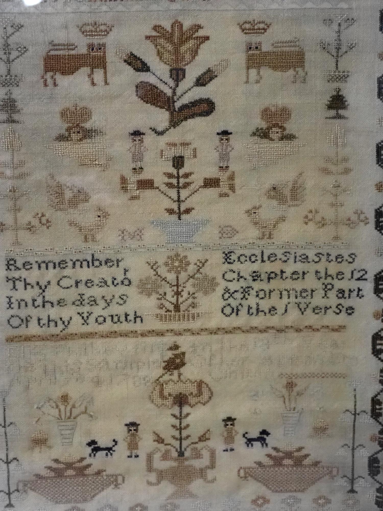 1788 Elizabeth Philbey Sampler - 3