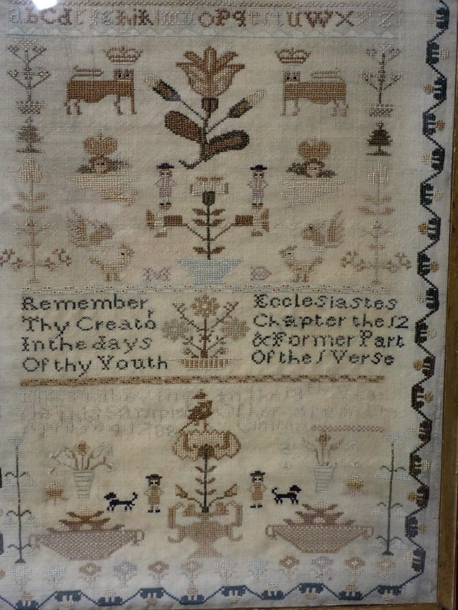 1788 Elizabeth Philbey Sampler - 4