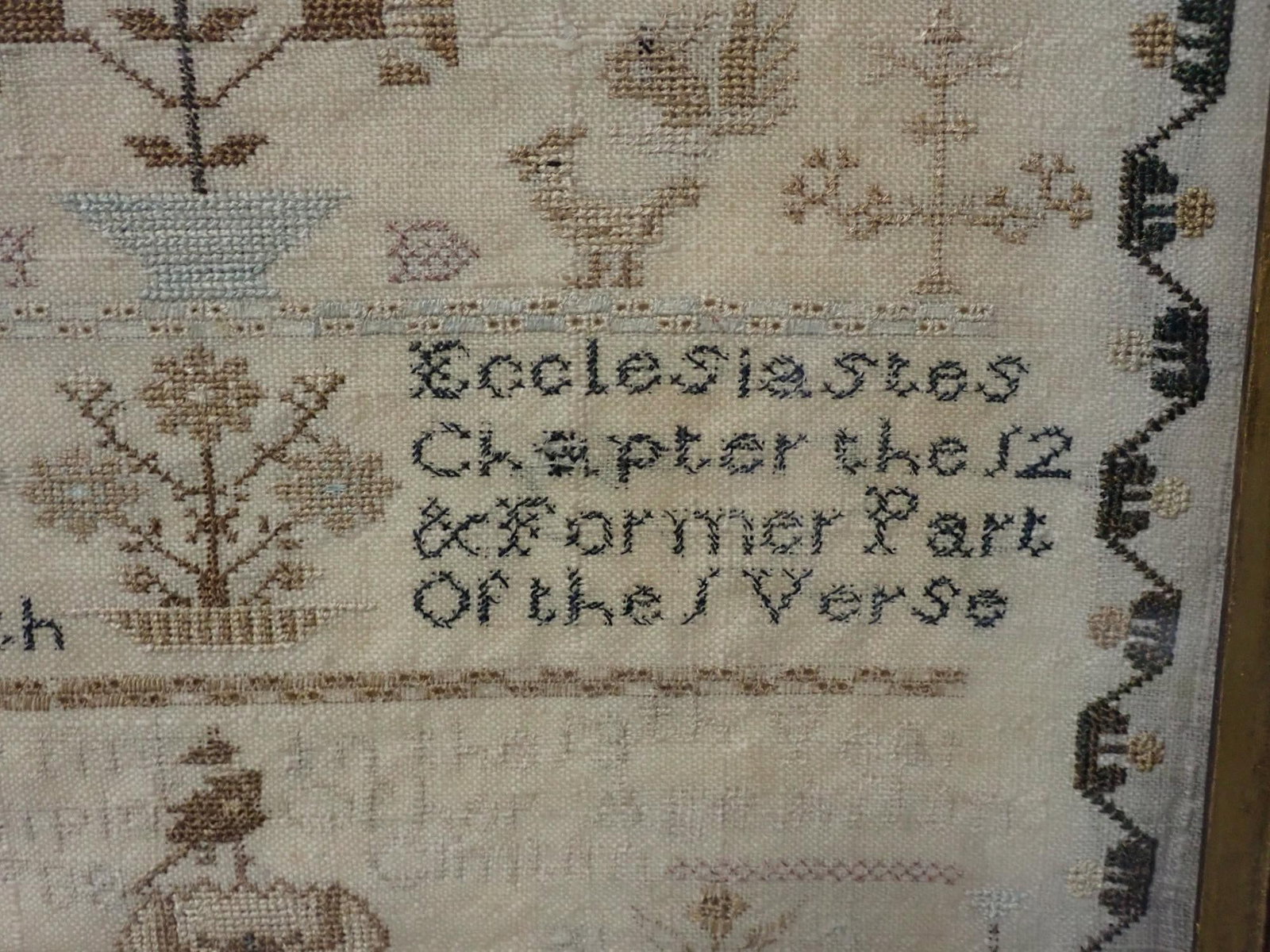 1788 Elizabeth Philbey Sampler - 6