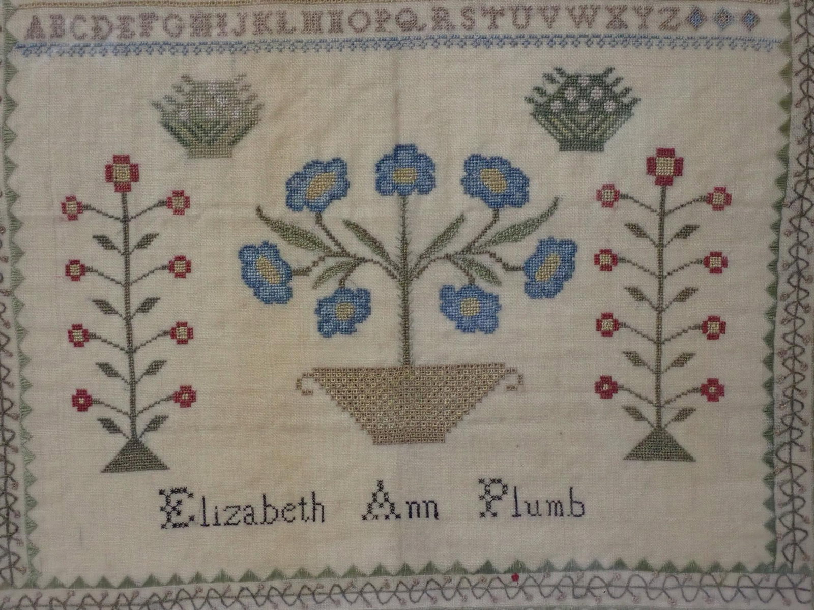 Elizabeth Ann Plumb Sampler - 3