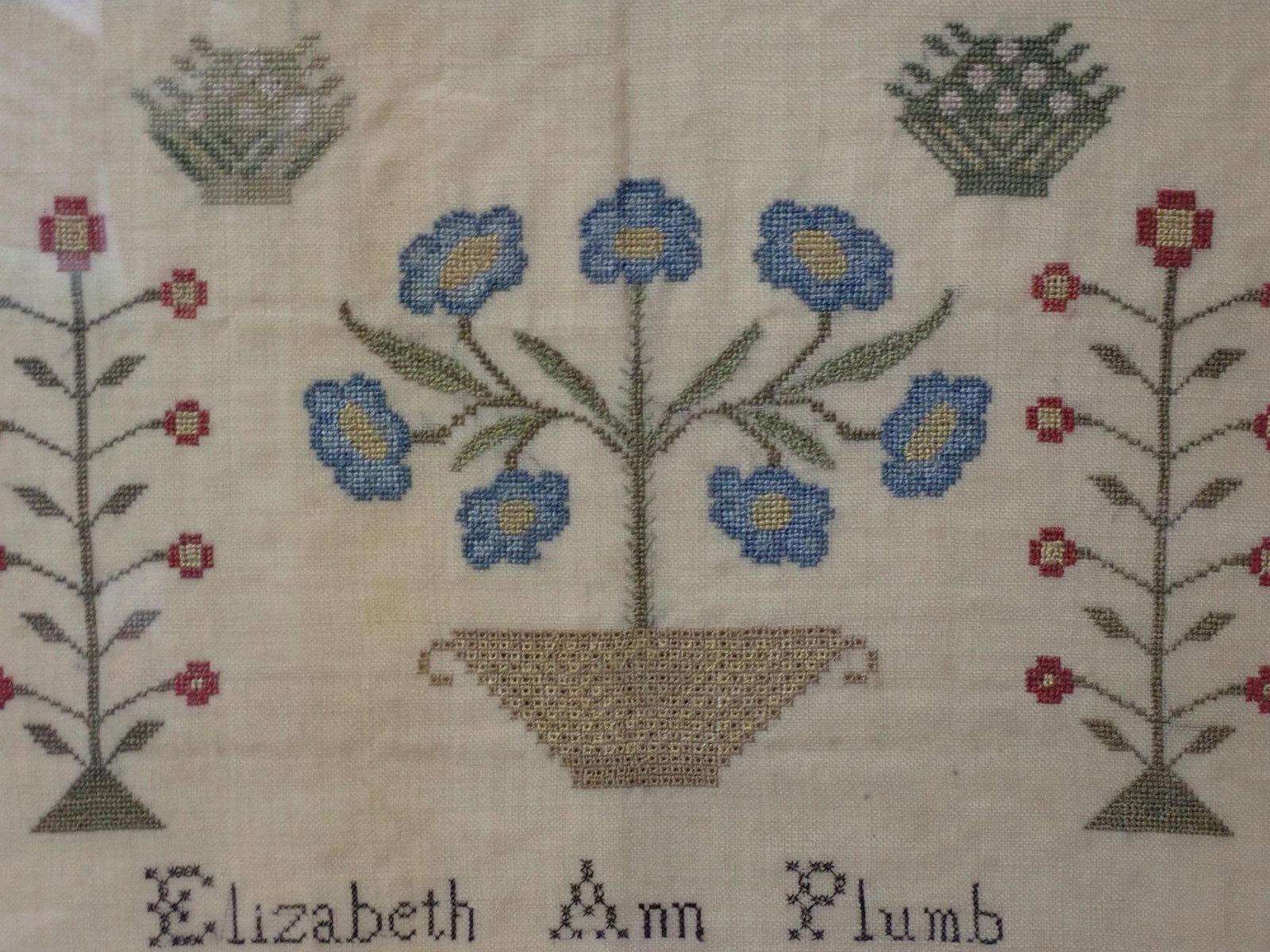 Elizabeth Ann Plumb Sampler - 5