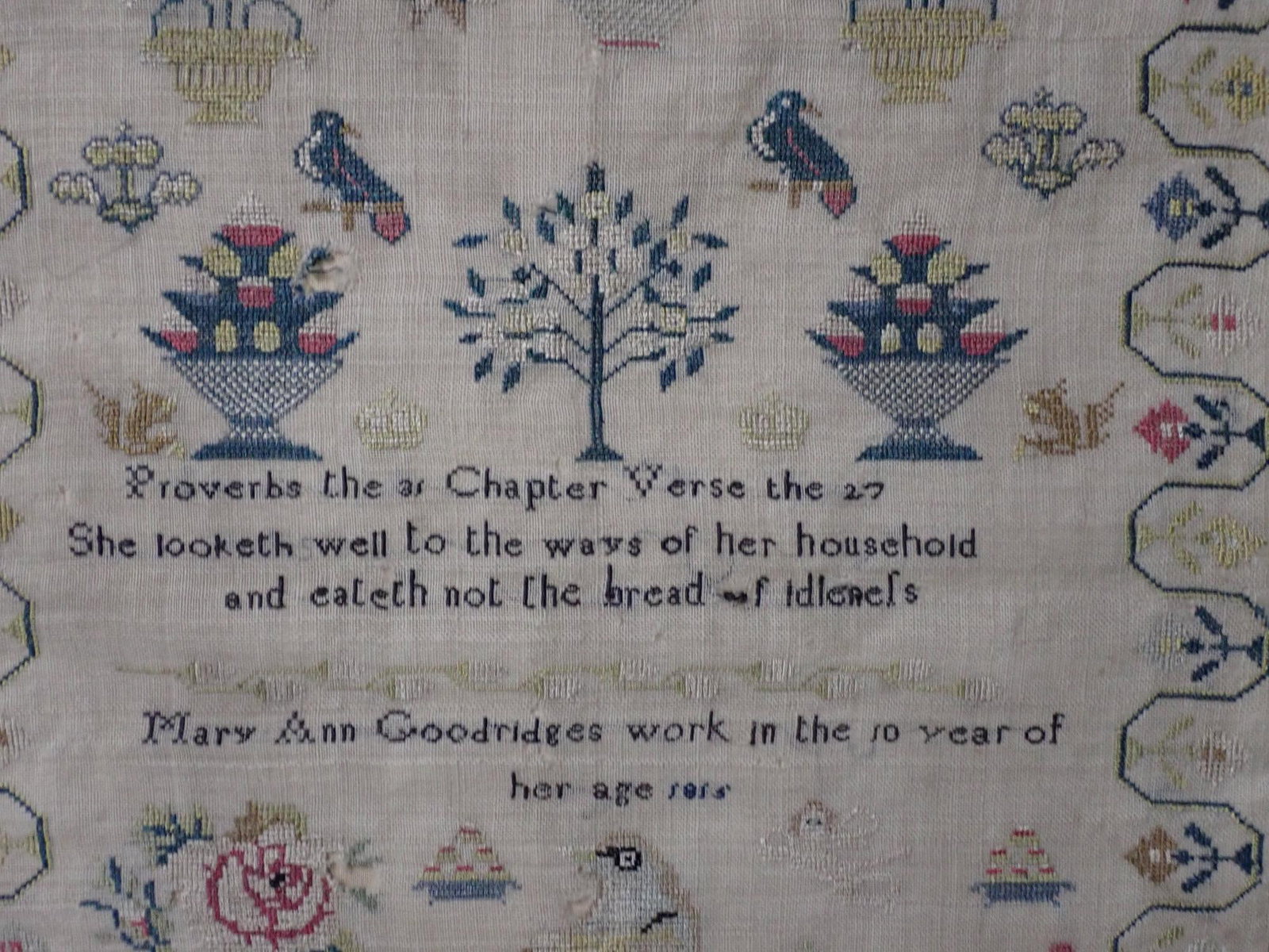 1855 (?) Mary Ann Goodridges Sample - 3
