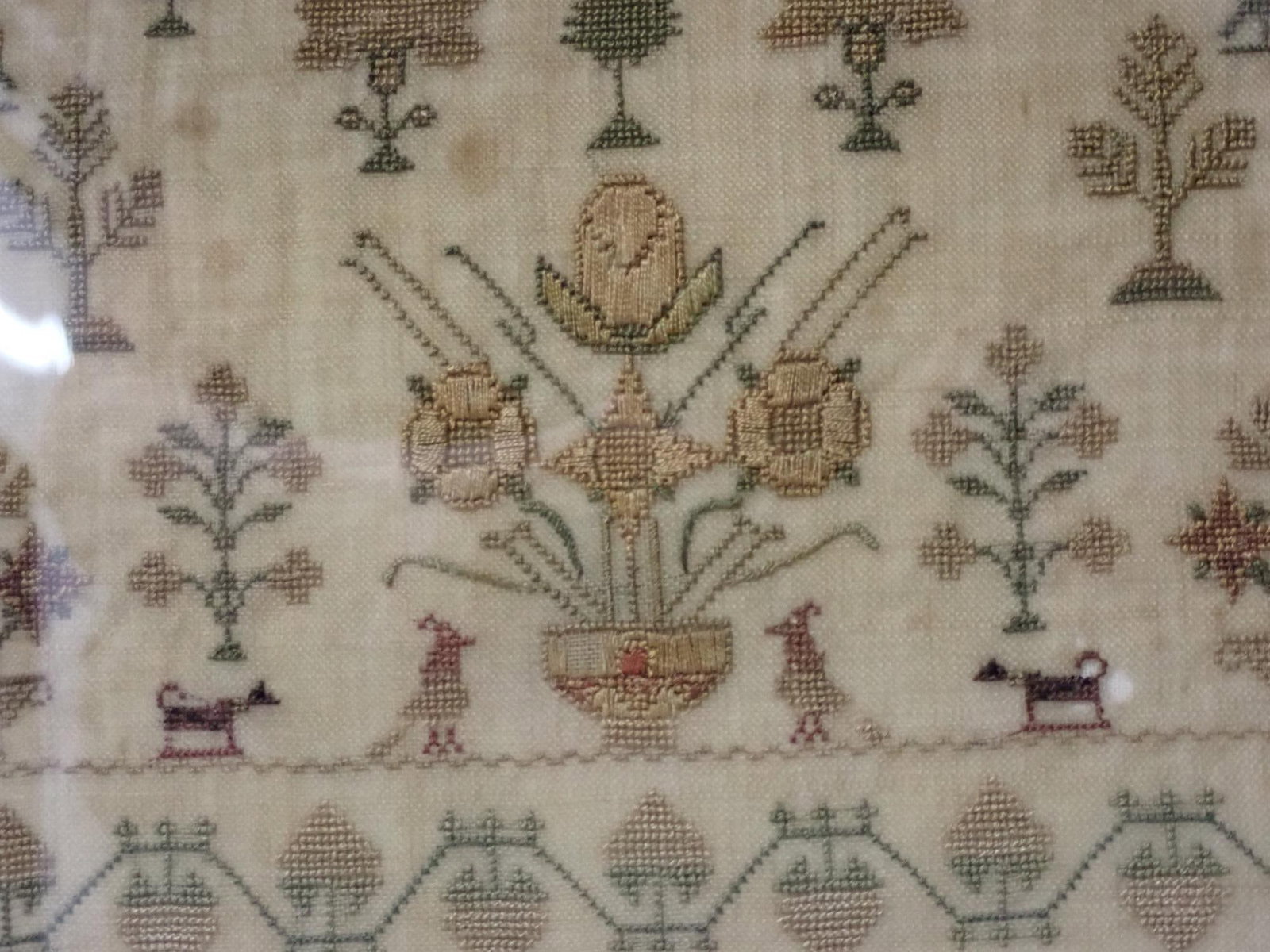 1823 Harriot Higglson Sampler - 5